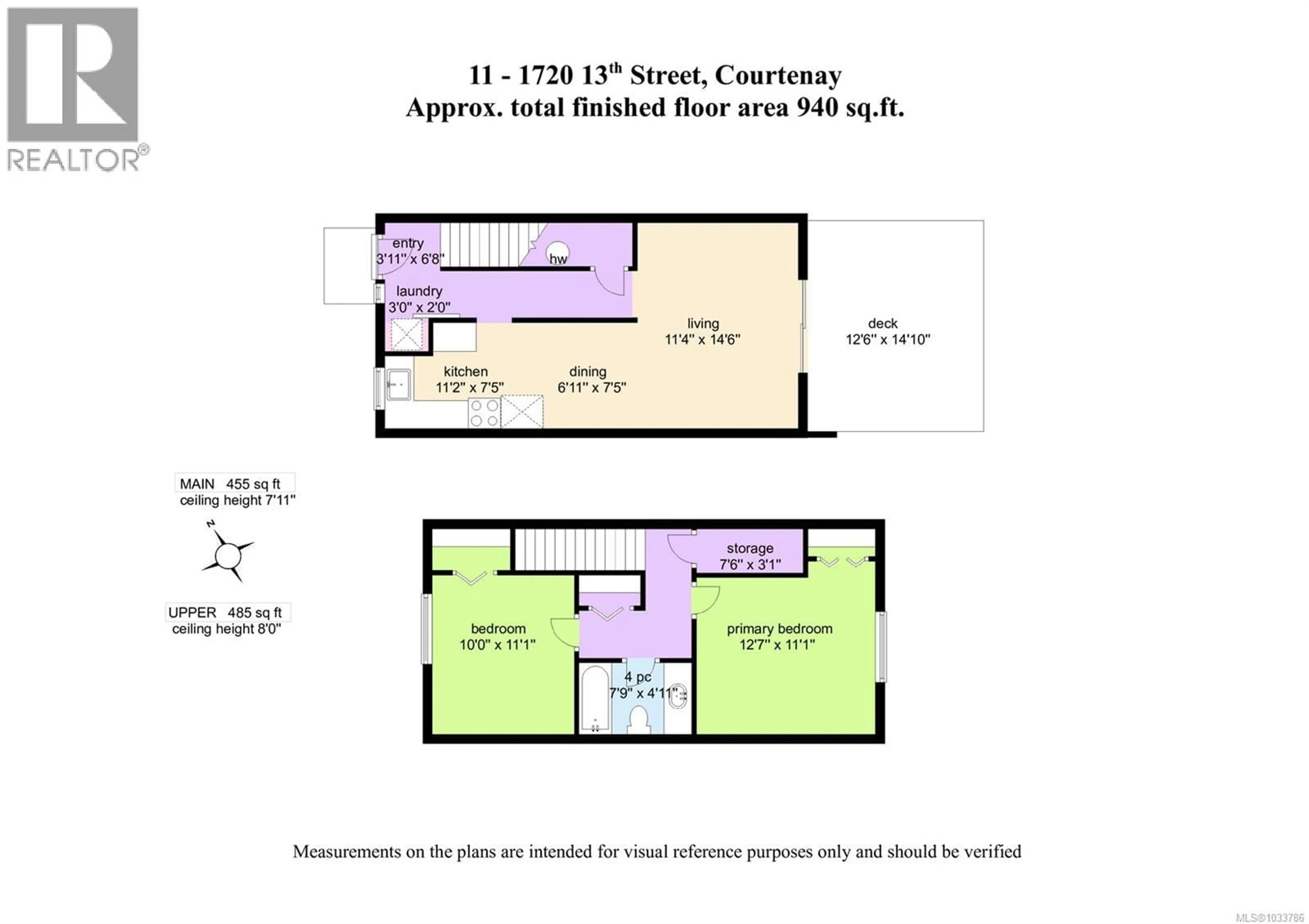 Floor plan for 11 - 1720 13TH STREET, Courtenay British Columbia V9N6C1