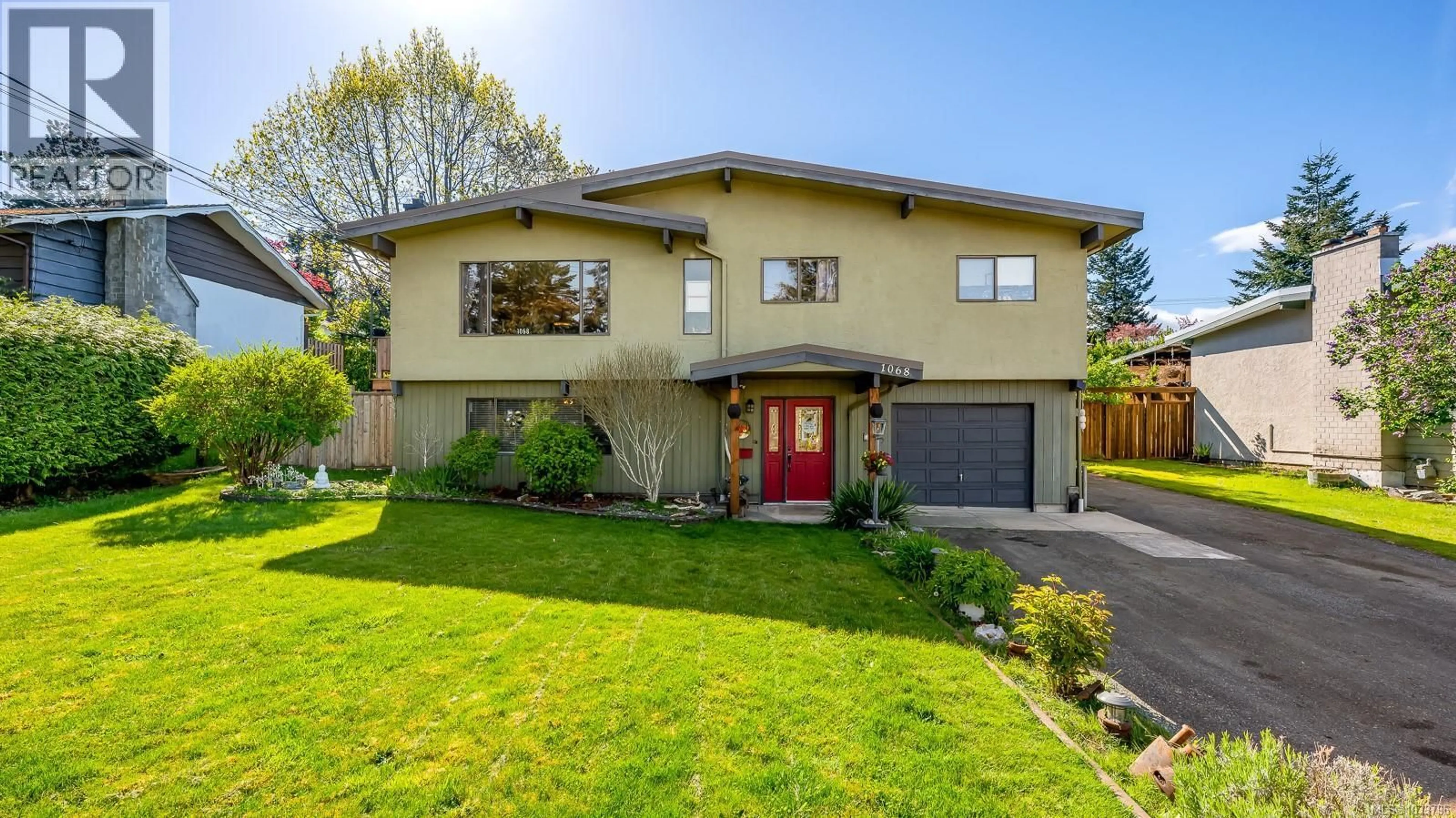Home with brick exterior material, street for 1068 RUBY ROAD, Campbell River British Columbia V9W1M8