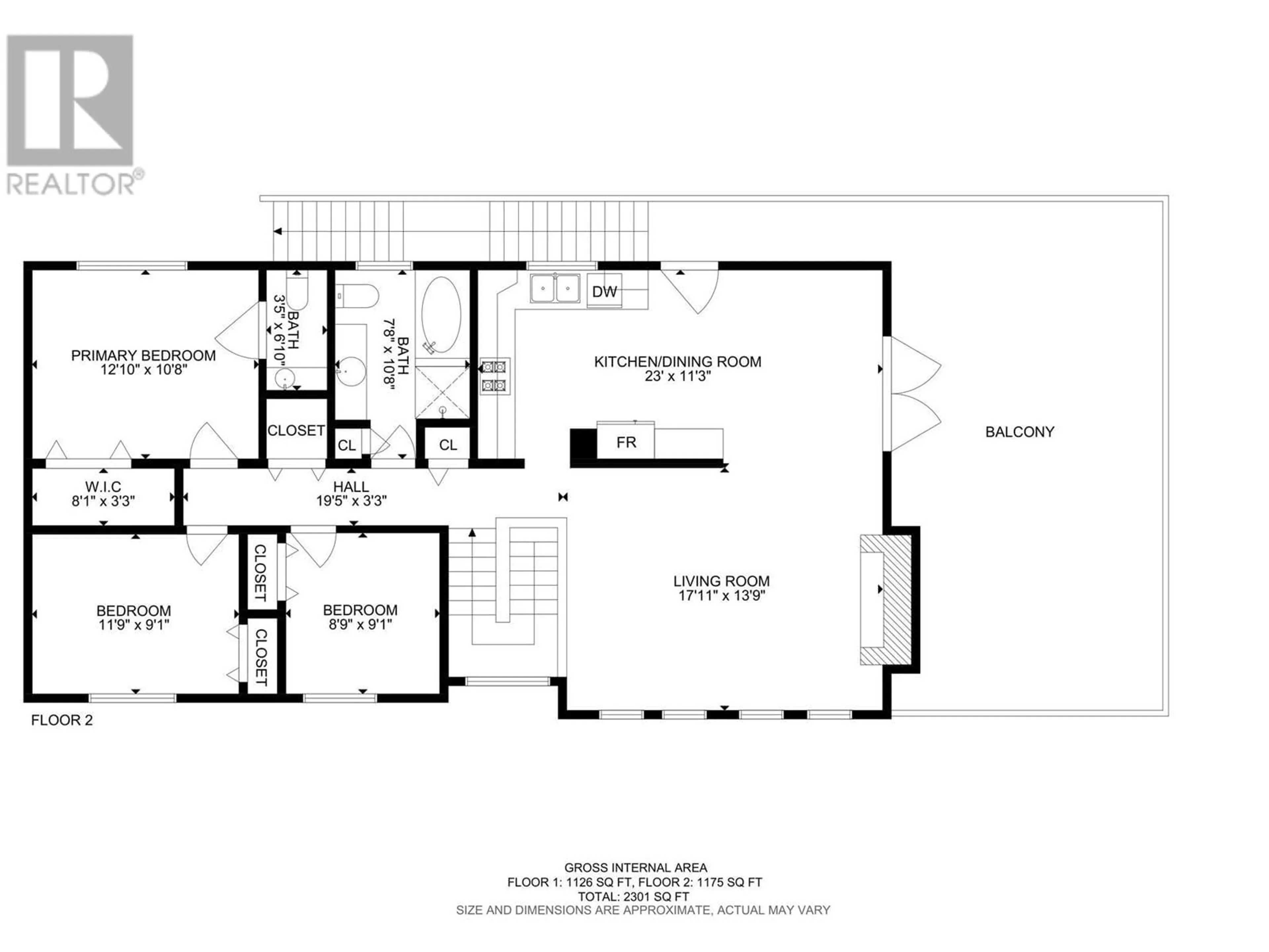 Floor plan for 2462 Collingwood Road, West Kelowna British Columbia V1Z2C2