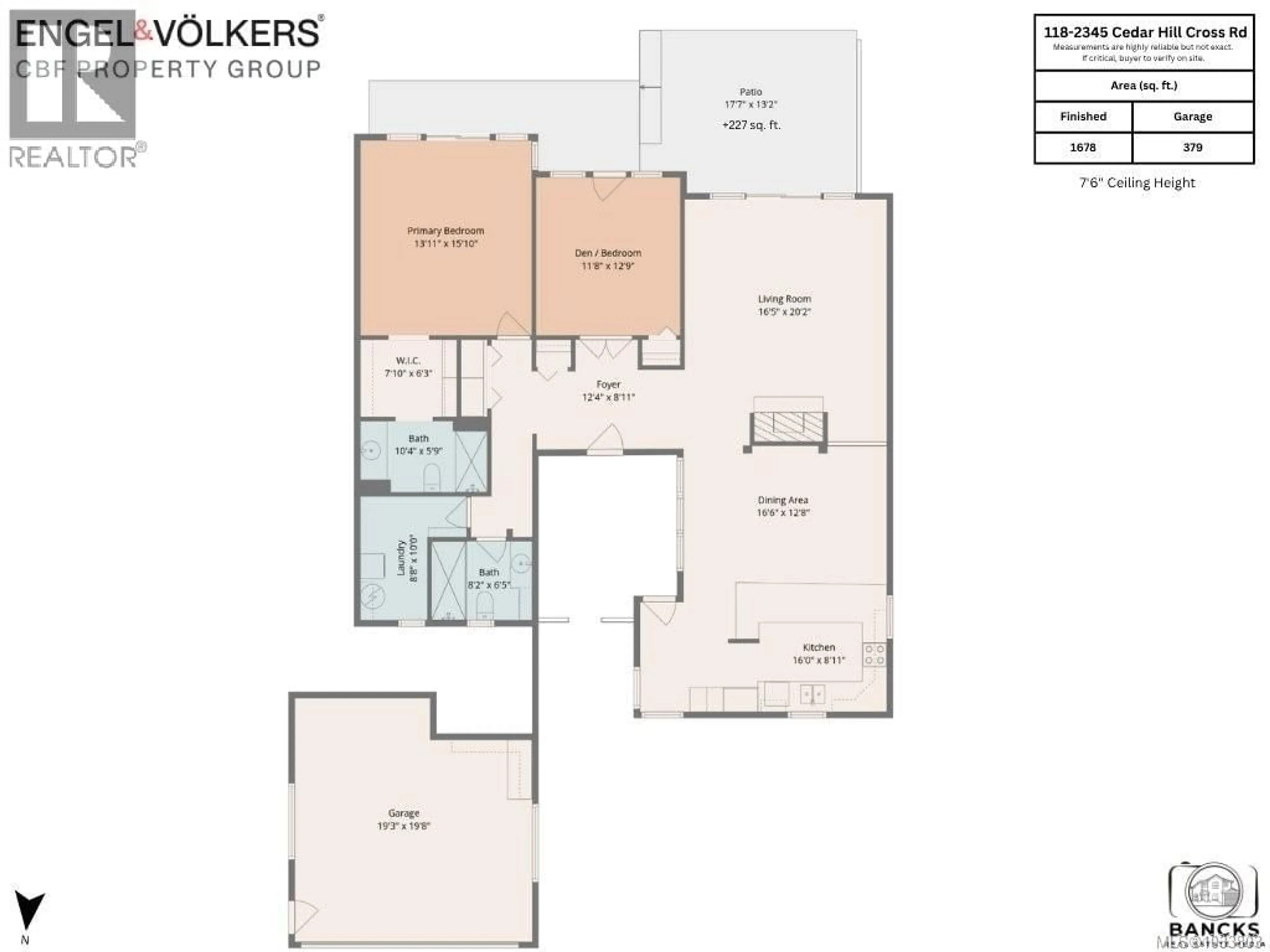 Floor plan for 118 - 2345 CEDAR HILL CROSS ROAD, Oak Bay British Columbia V8P5M8