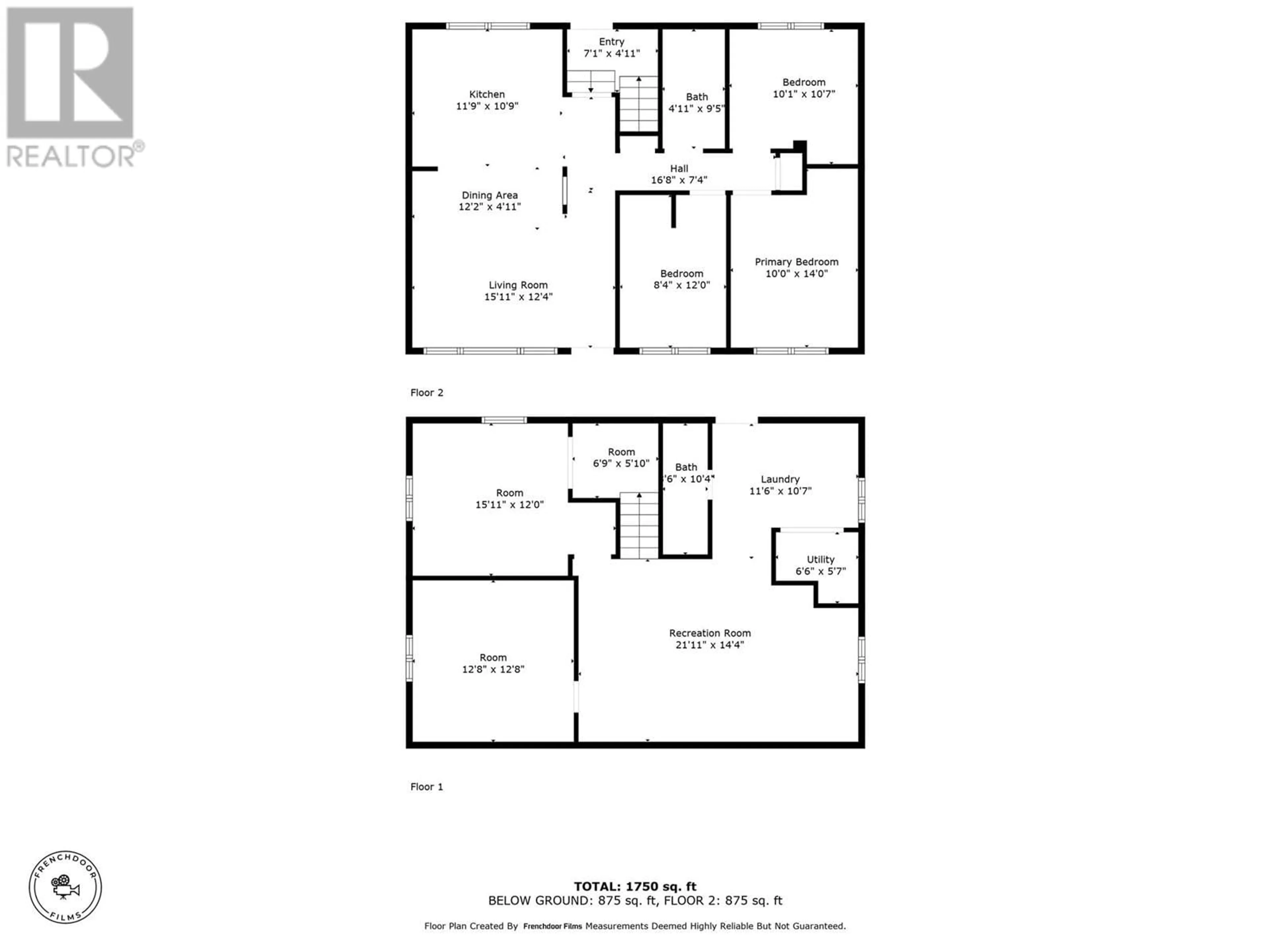 Floor plan for 1326 PARCEL STREET, Merritt British Columbia V1K1B8