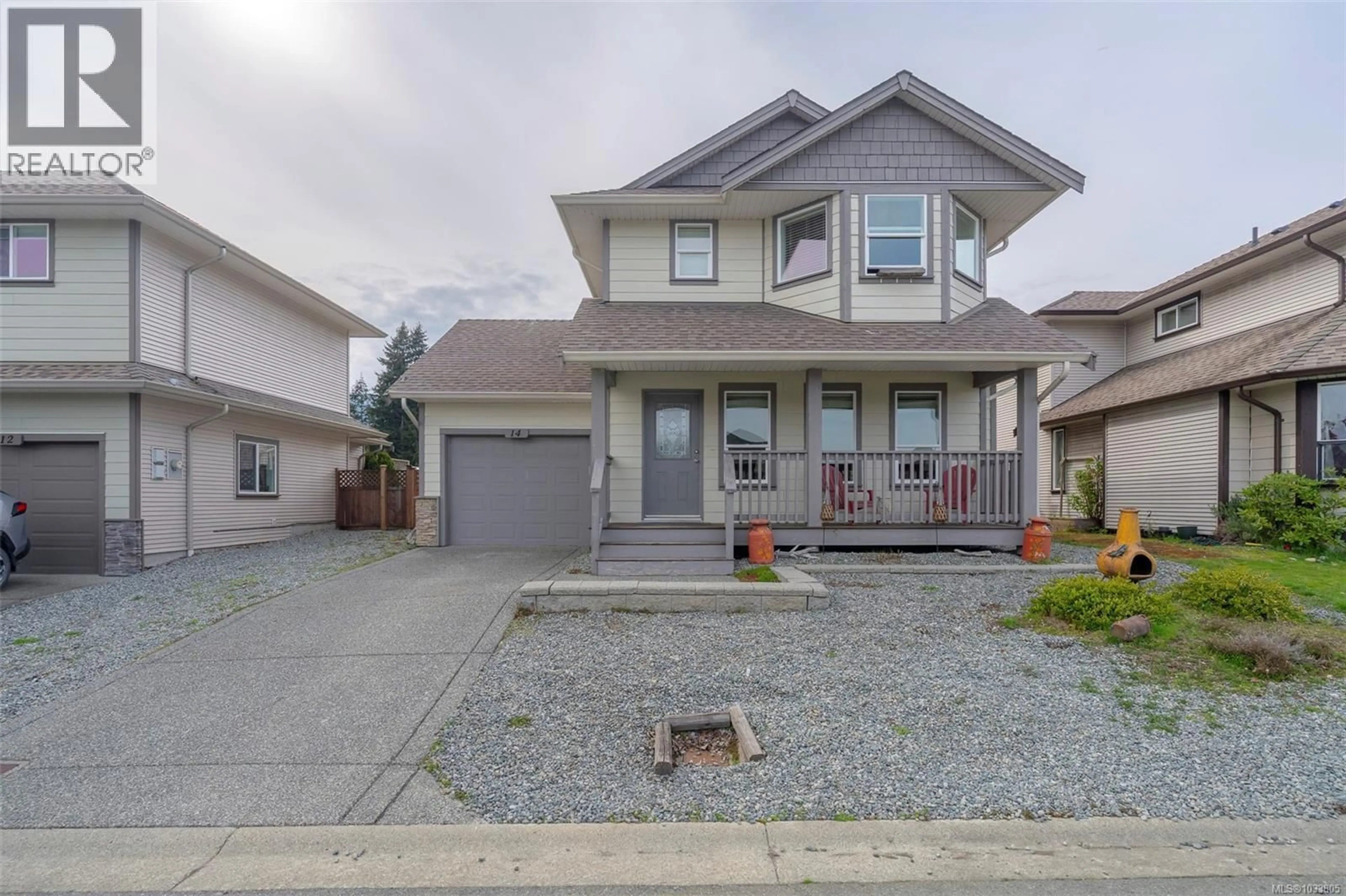 Home with vinyl exterior material, street for 14 - 9650 ASKEW CREEK DRIVE, Chemainus British Columbia V0R1K3