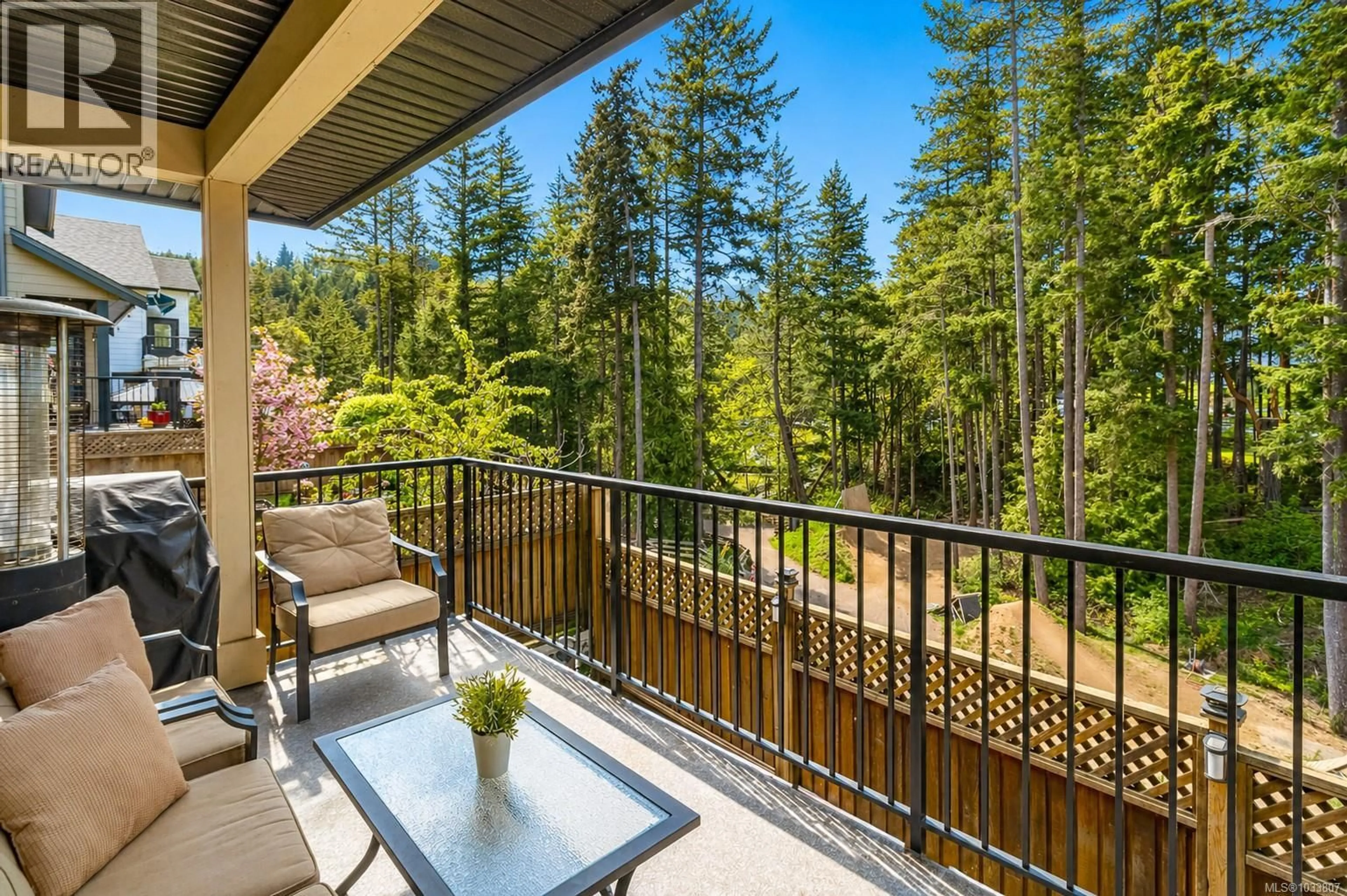 Patio, forest/trees view for 1166 BOMBARDIER CRESCENT, Langford British Columbia V9B0R2
