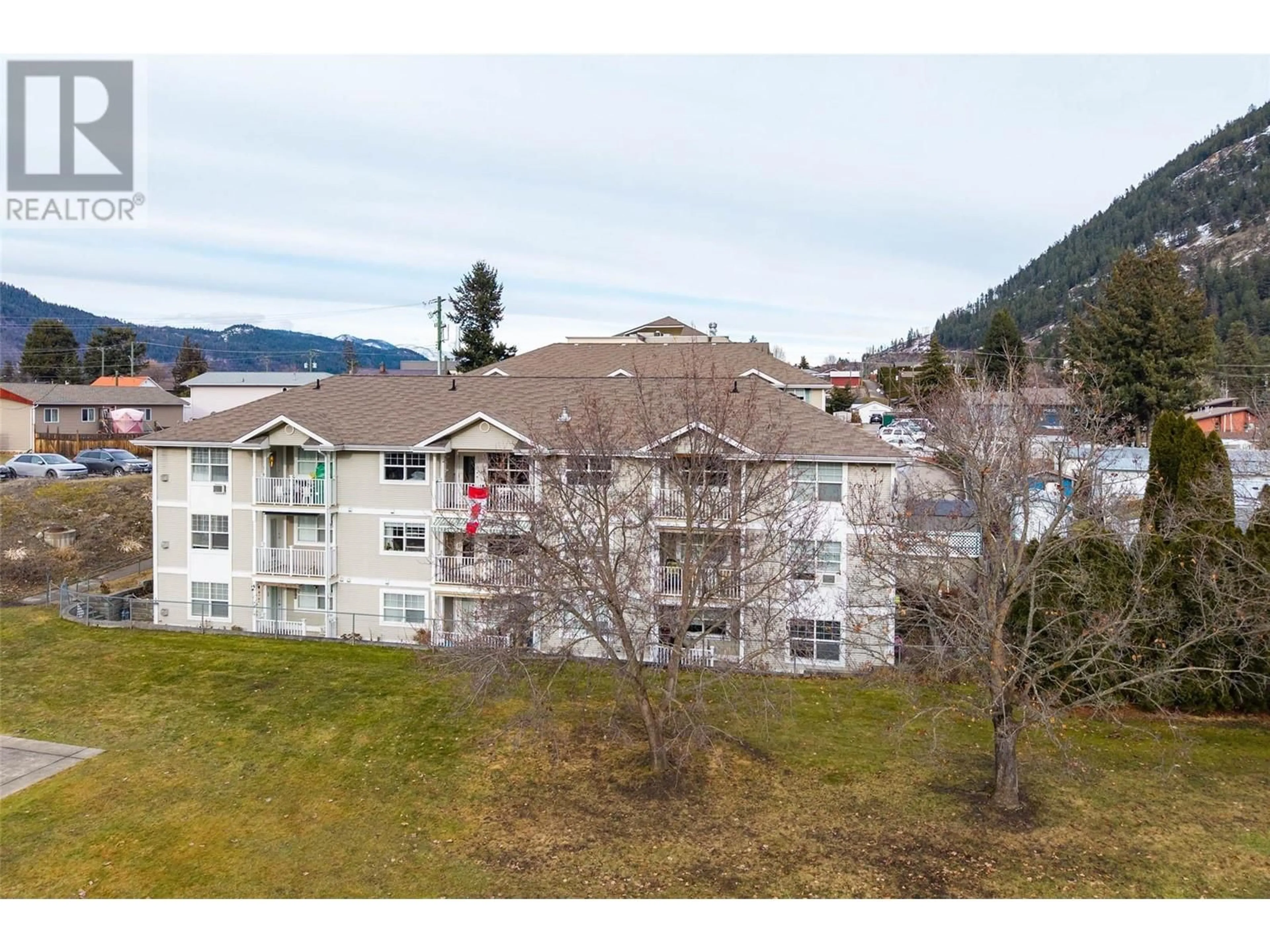 A pic from outside/outdoor area/front of a property/back of a property/a pic from drone, mountain view for 743 Okanagan Avenue Unit# 306, Chase British Columbia V0E1M0