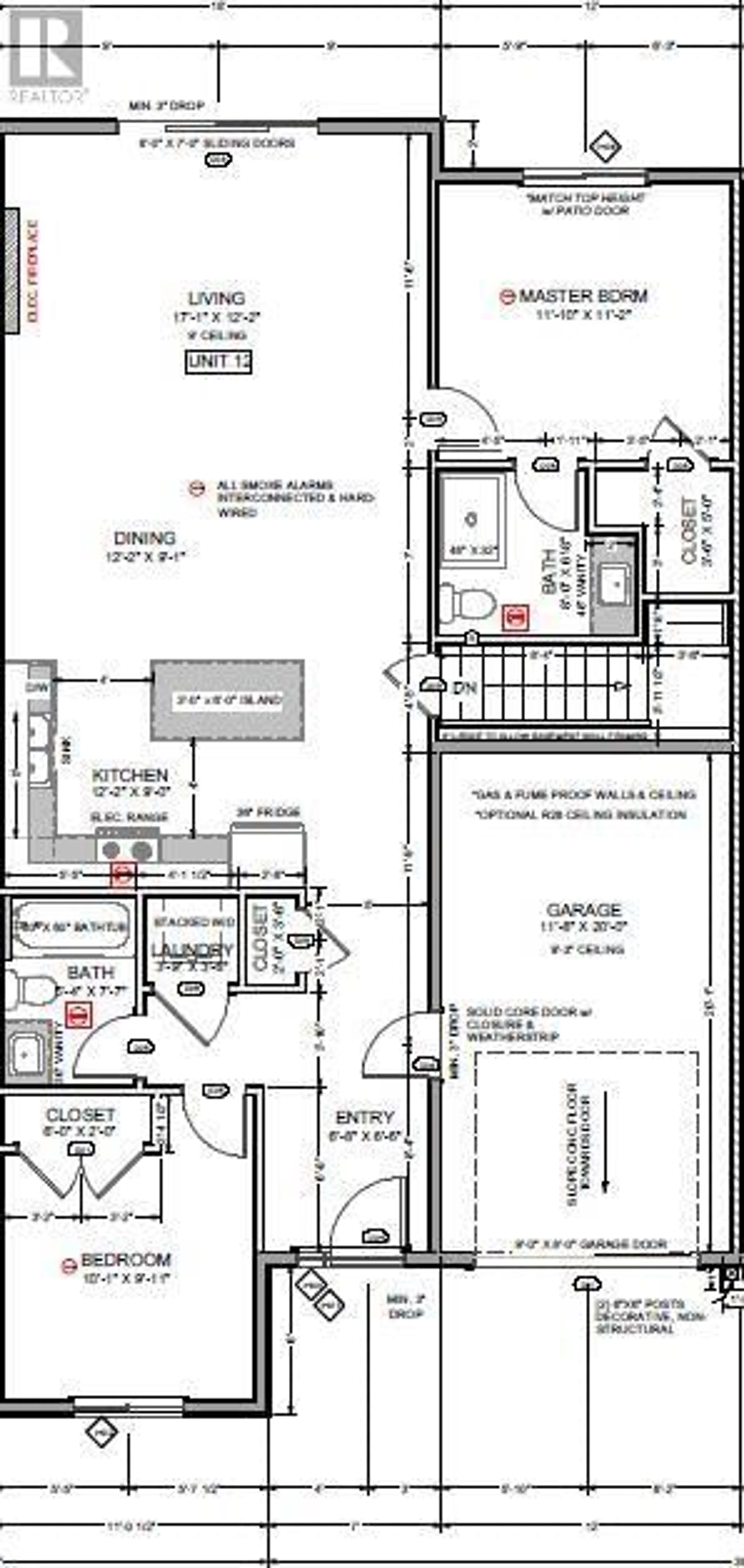 Floor plan for 12 - 220 SHEPHERD ROAD, Chase British Columbia V0E1M0