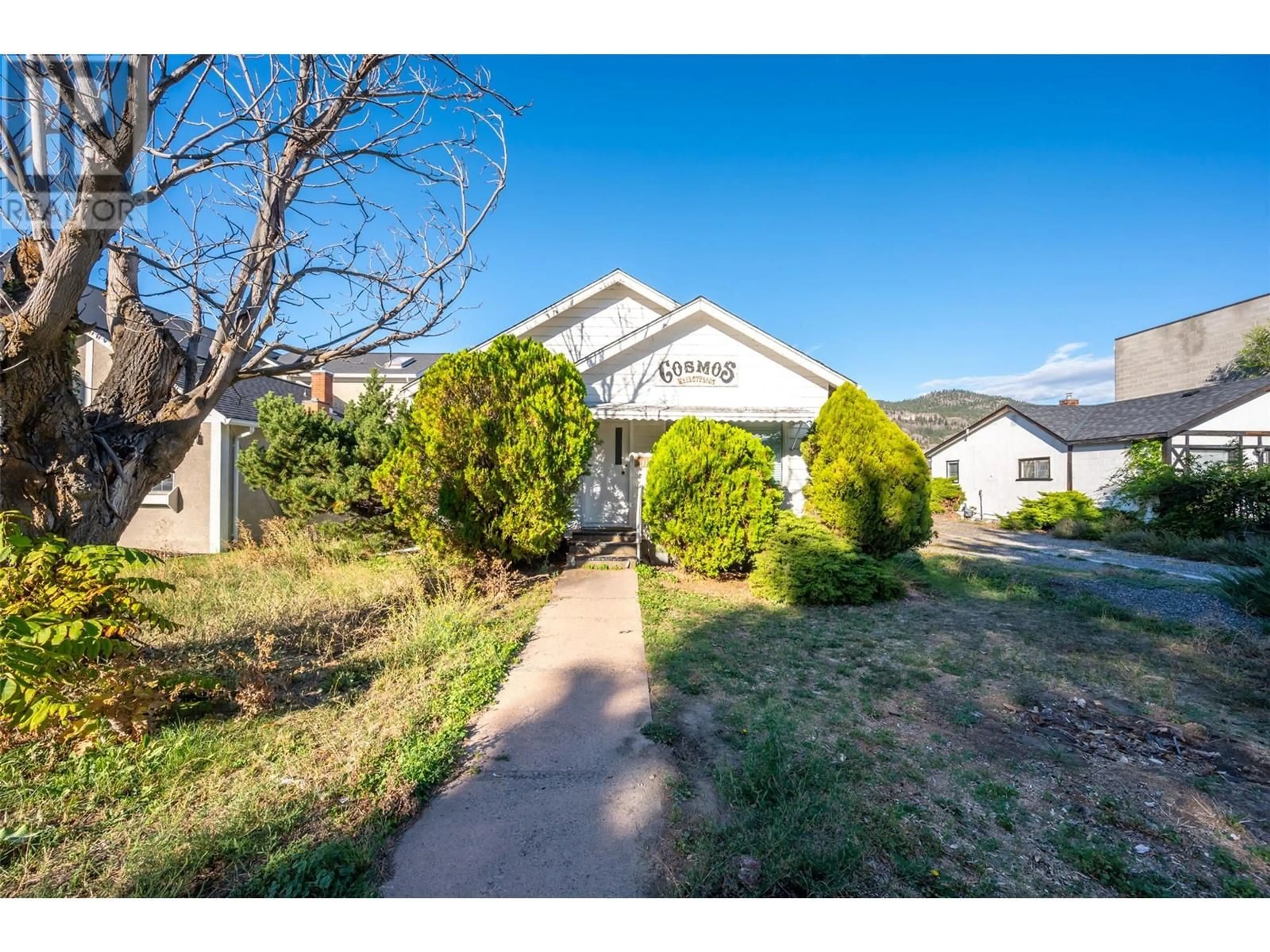 A pic from outside/outdoor area/front of a property/back of a property/a pic from drone, street for 13218 KELLY AVENUE, Summerland British Columbia V0H1Z0