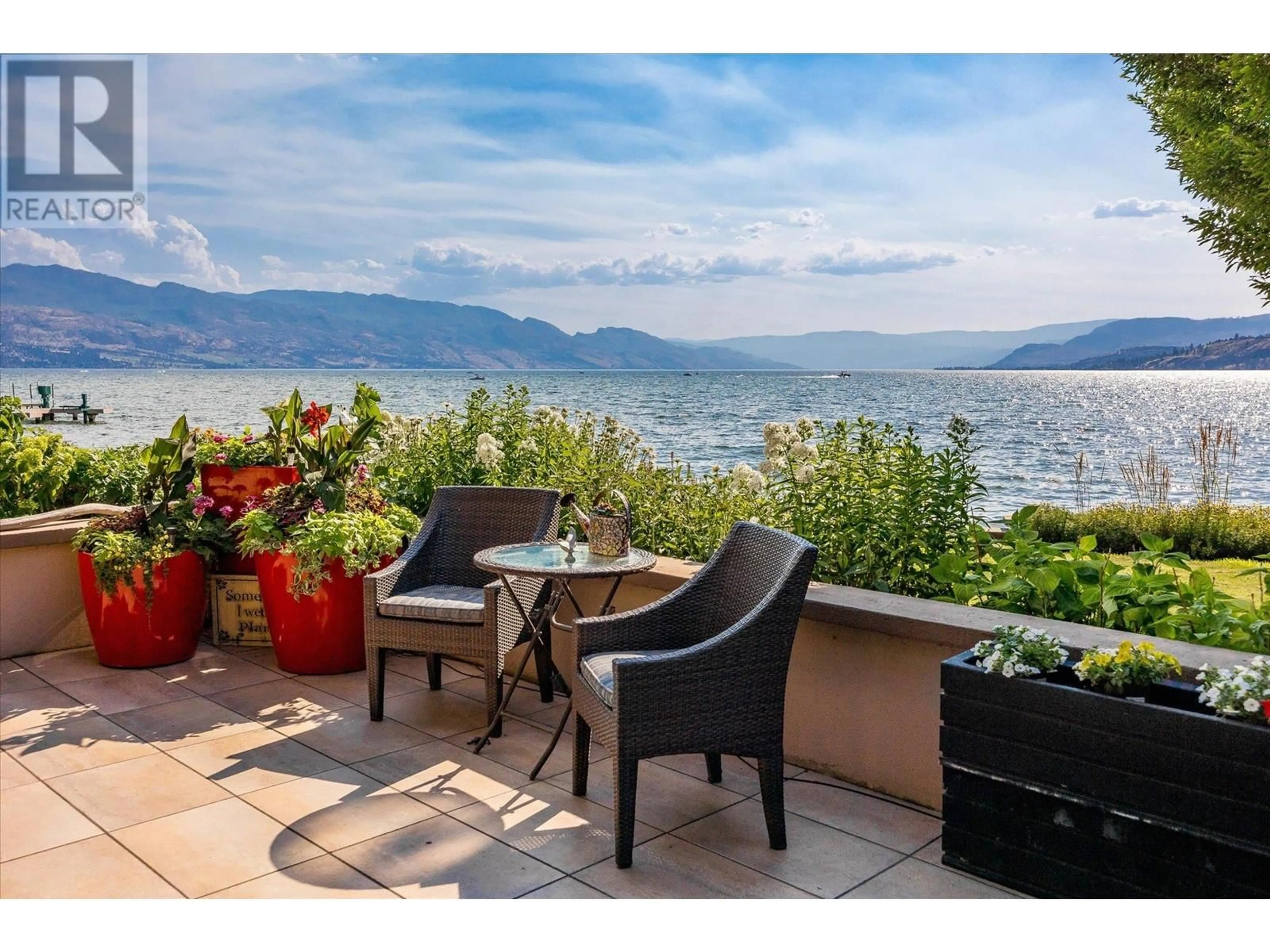 Balcony in the apartment, water/lake/river/ocean view for 12 - 3300 WATT ROAD, Kelowna British Columbia V1W3C8