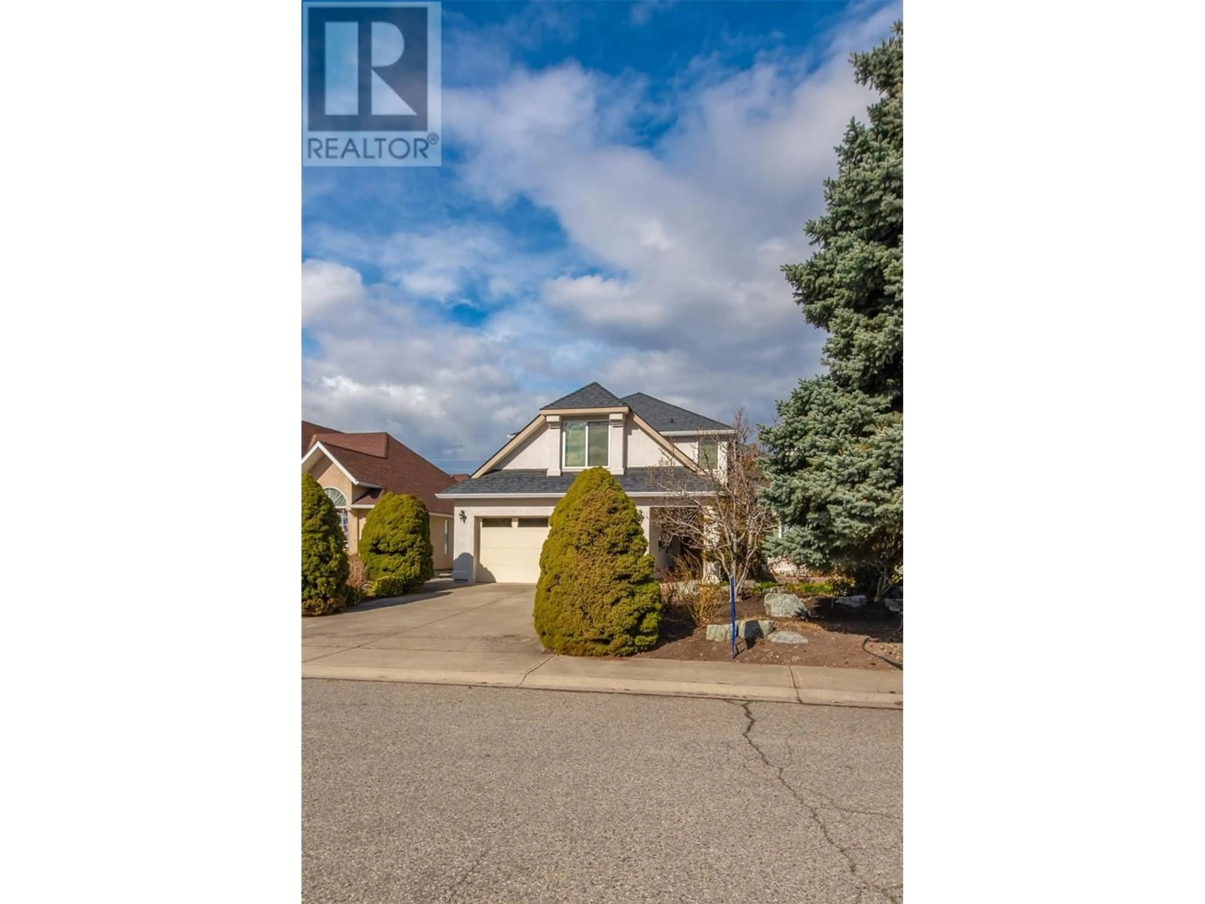 A pic from outside/outdoor area/front of a property/back of a property/a pic from drone, street for 762 Springrose Way Lot# 6, Kelowna British Columbia V1W3M2