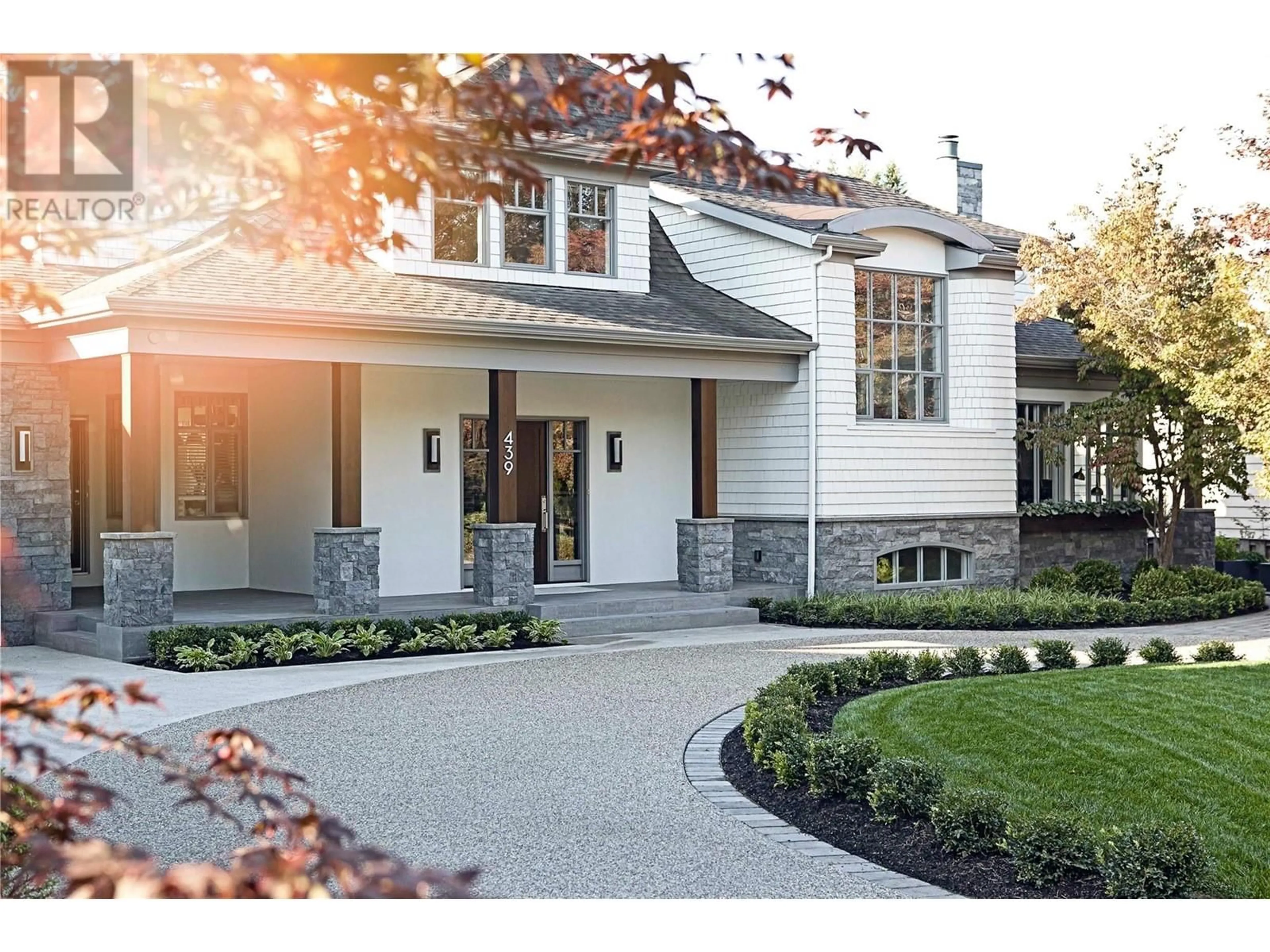 Home with brick exterior material, street for 439 FARRIS ROAD, Kelowna British Columbia V1W1N1