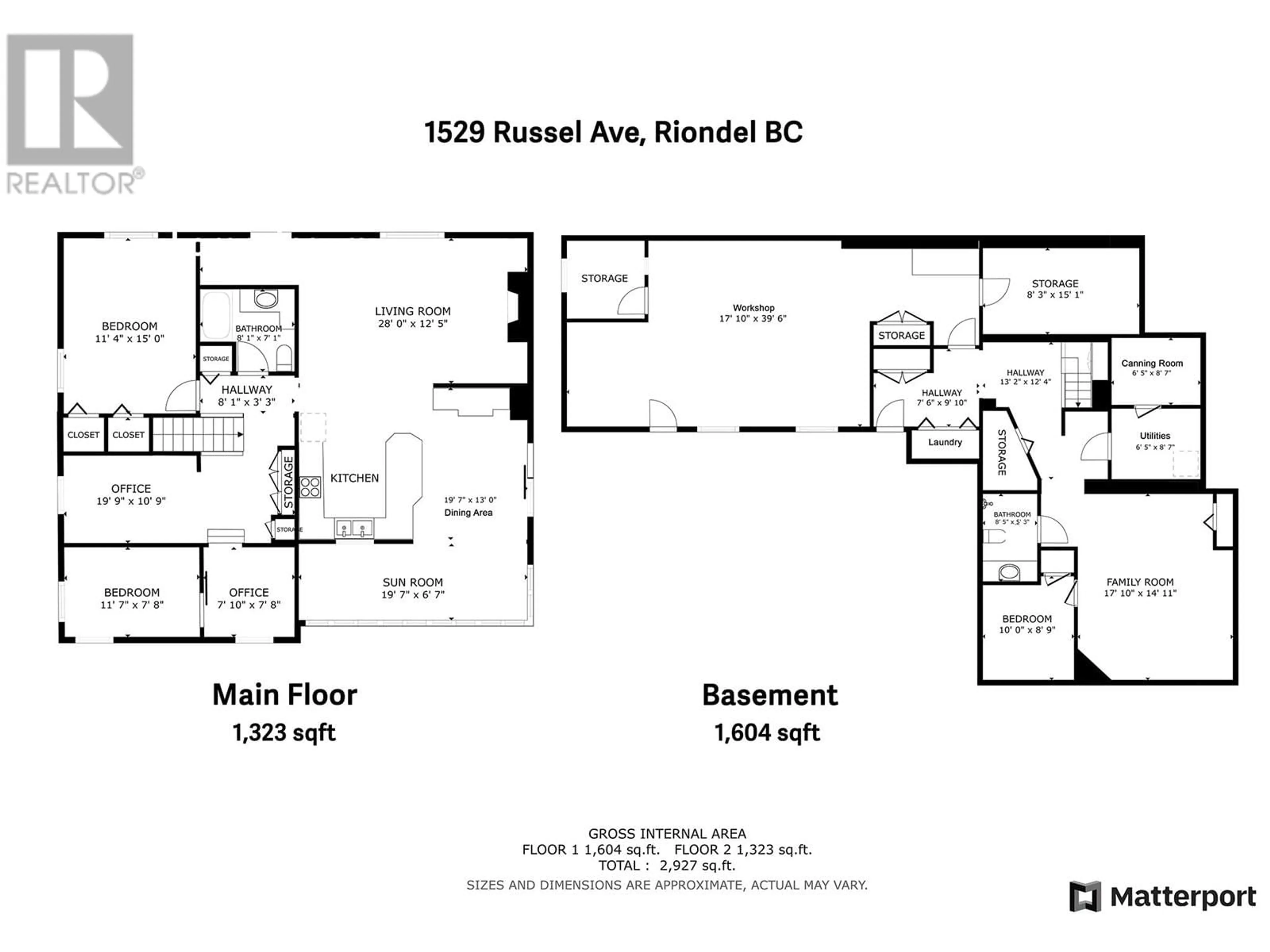 Floor plan for 1529 Russel Avenue, Riondel British Columbia V0B2B0