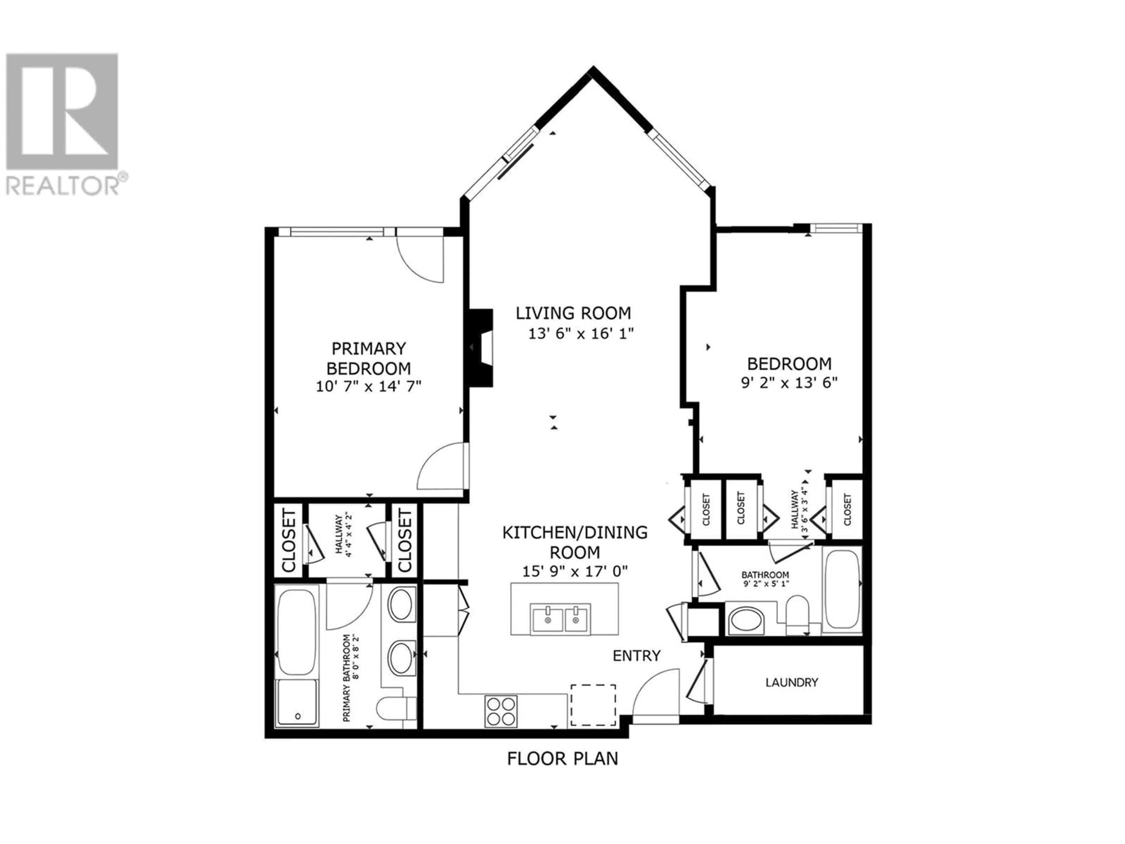 Floor plan for 107 - 3545 CARRINGTON ROAD, West Kelowna British Columbia V4T3A1