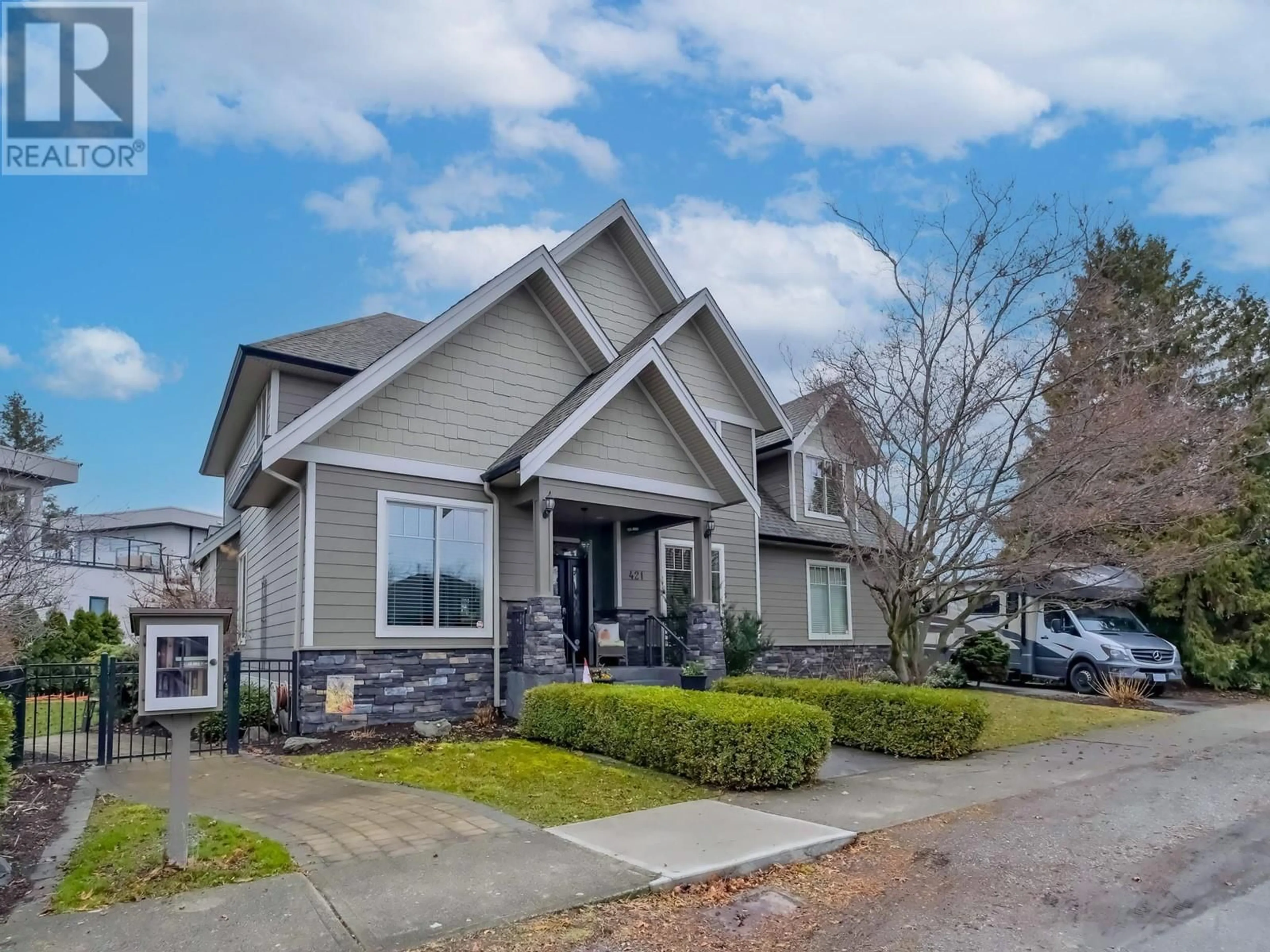 Home with brick exterior material, street for 421 BIRCH AVENUE, Kelowna British Columbia V1Y5G7