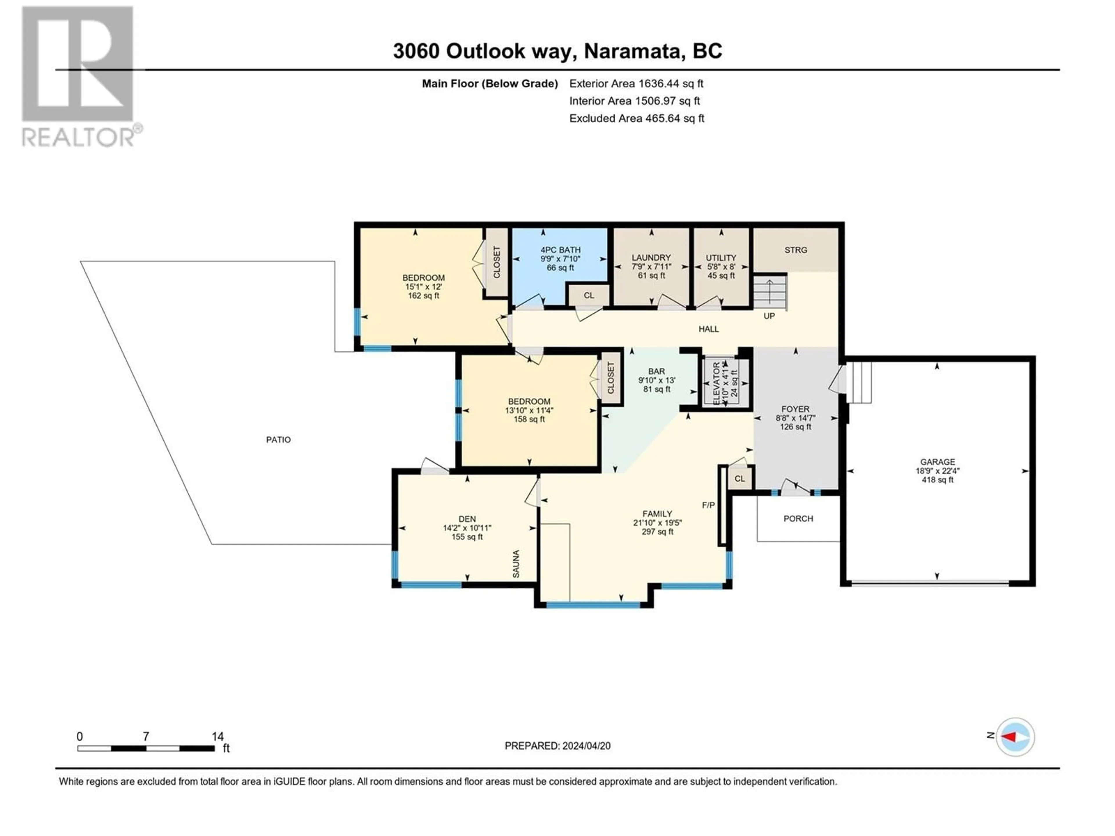 Floor plan for 3060 OUTLOOK WAY, Naramata British Columbia V0H1N1