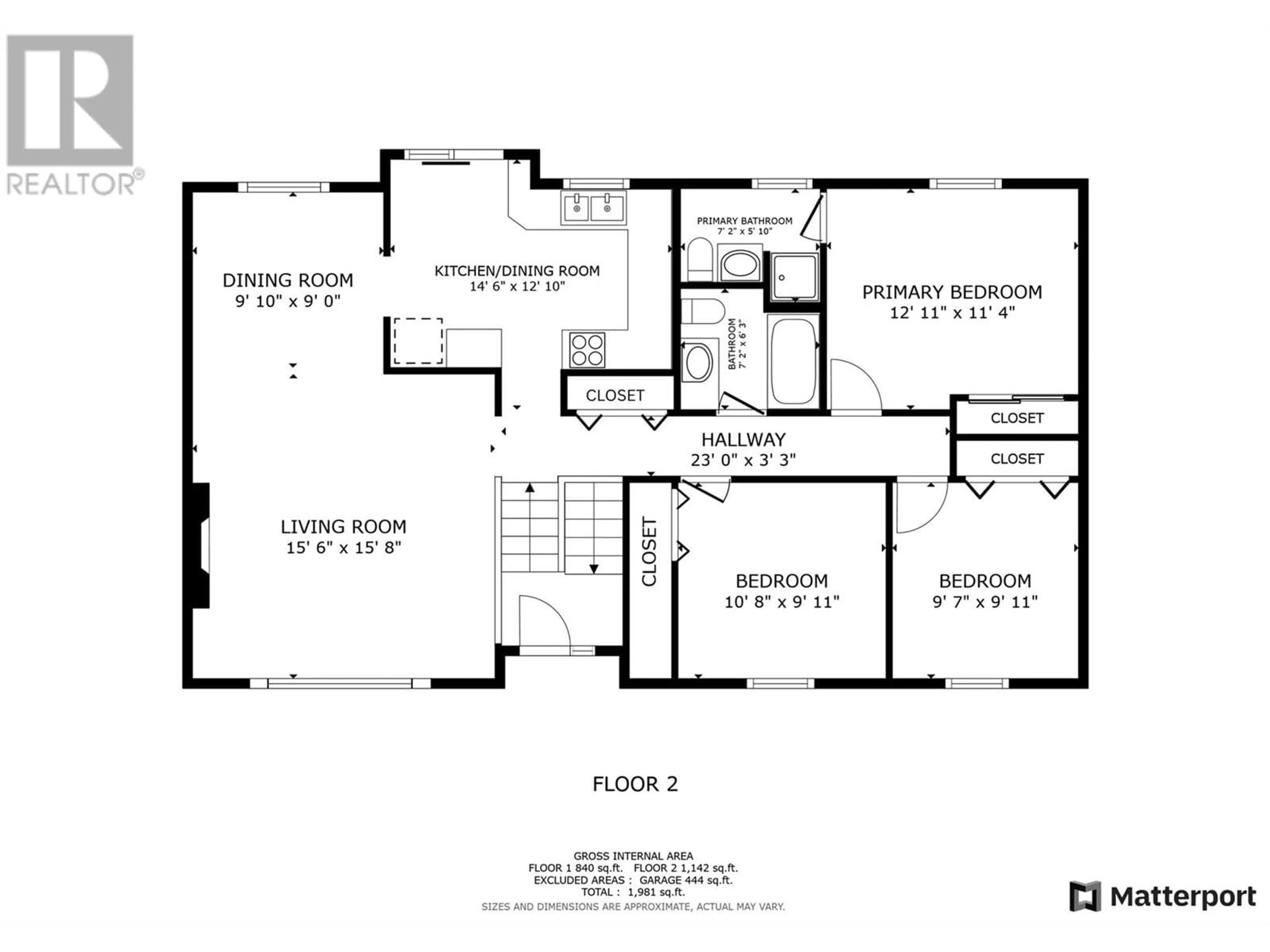 Floor plan for 2112 40 STREET, Vernon British Columbia V1T7P2