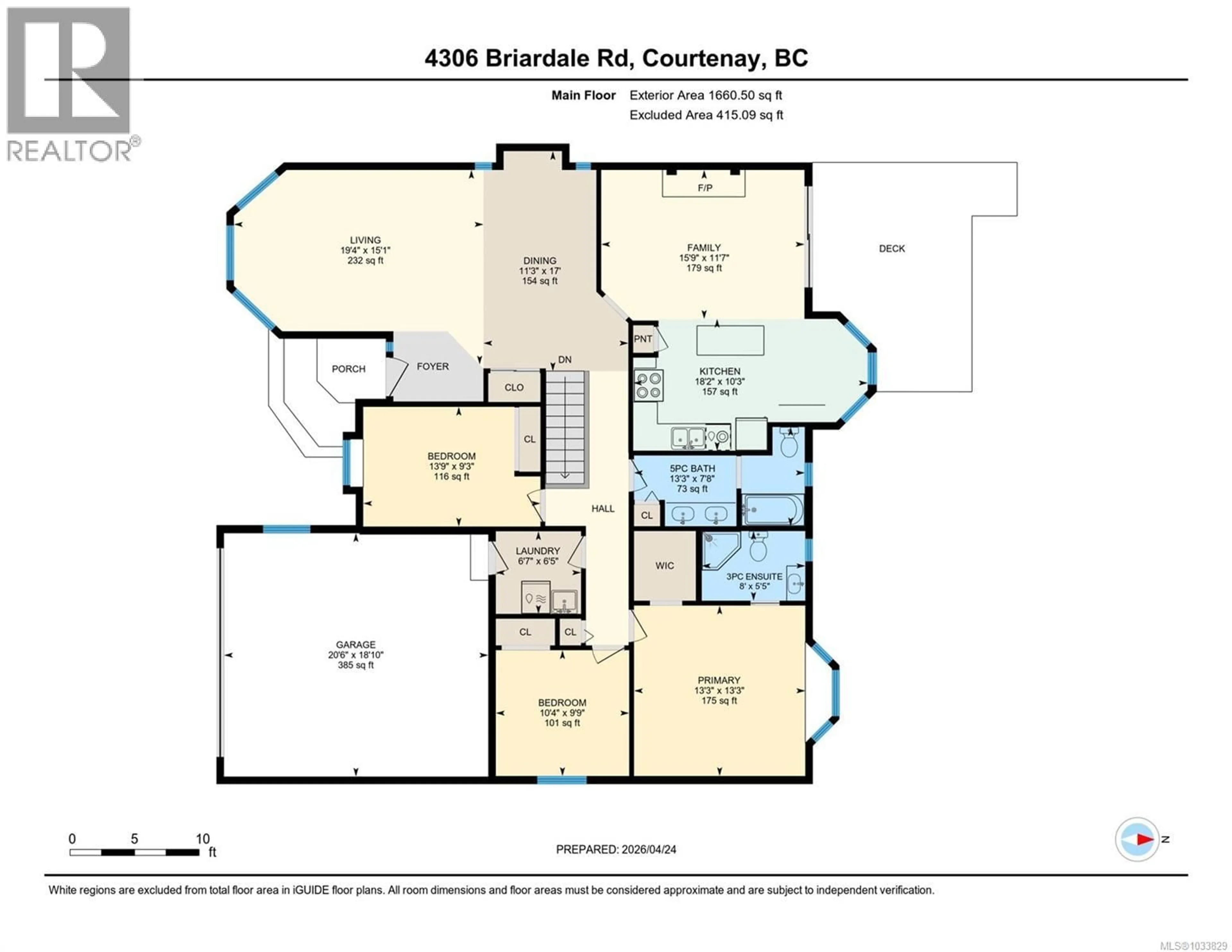 Floor plan for 4306 BRIARDALE ROAD, Royston British Columbia V9N9R7