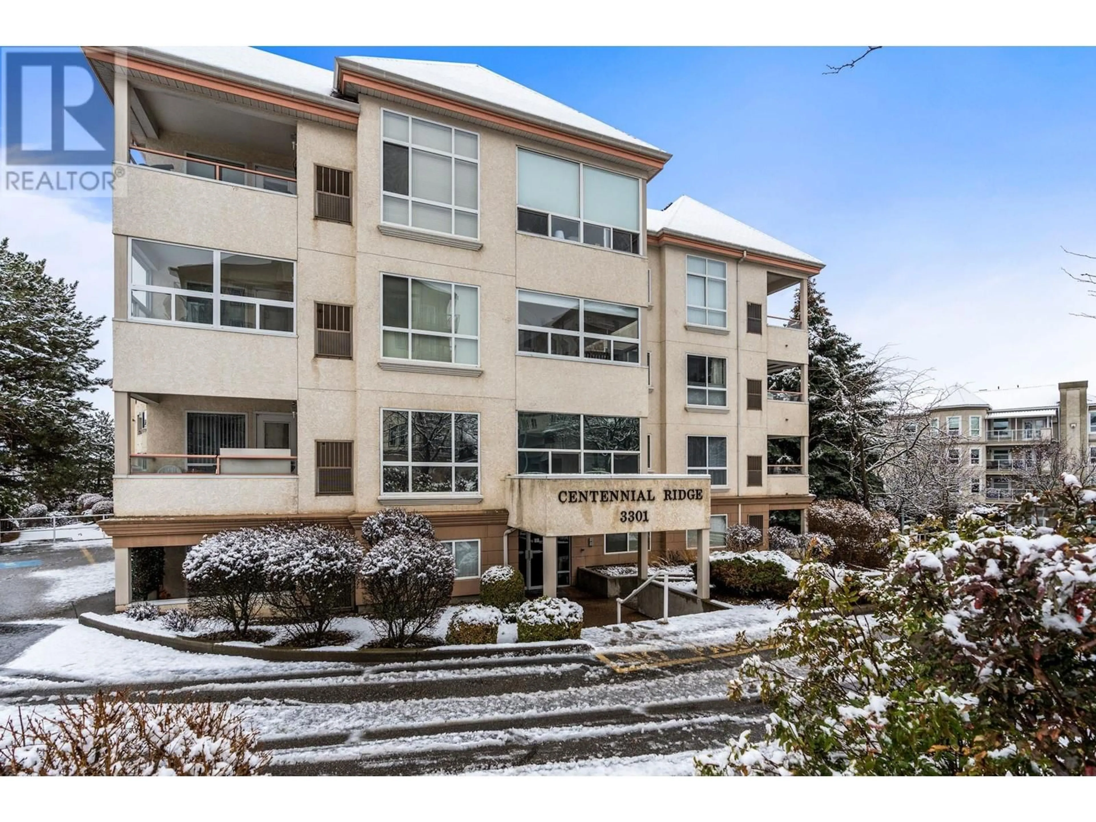 A pic from outside/outdoor area/front of a property/back of a property/a pic from drone, unknown for 206 - 3301 CENTENNIAL DRIVE, Vernon British Columbia V1T2T8