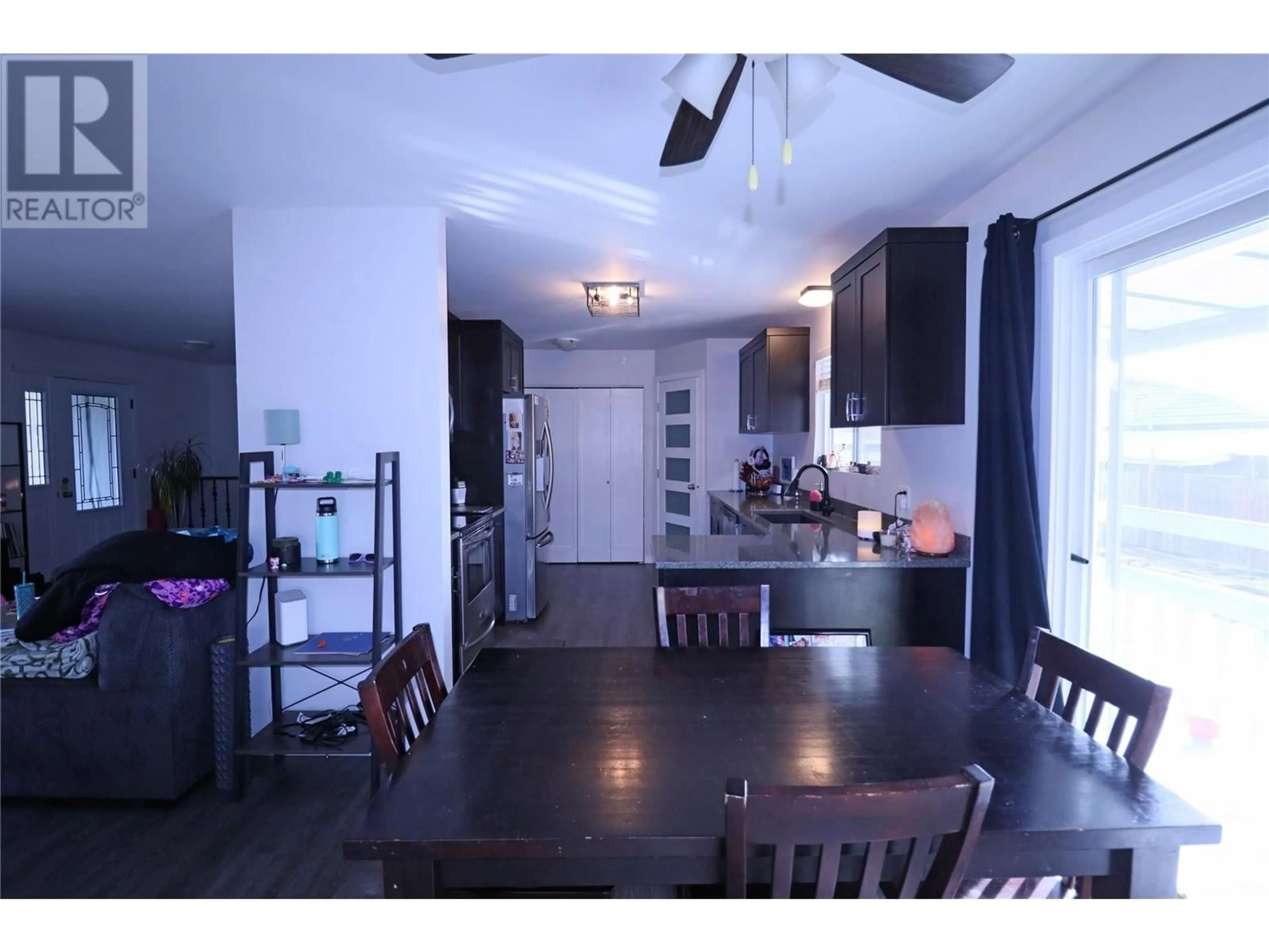 Dining room, wood/laminate floor for 6629 Kettle River Drive, Grand Forks British Columbia V0H1H2