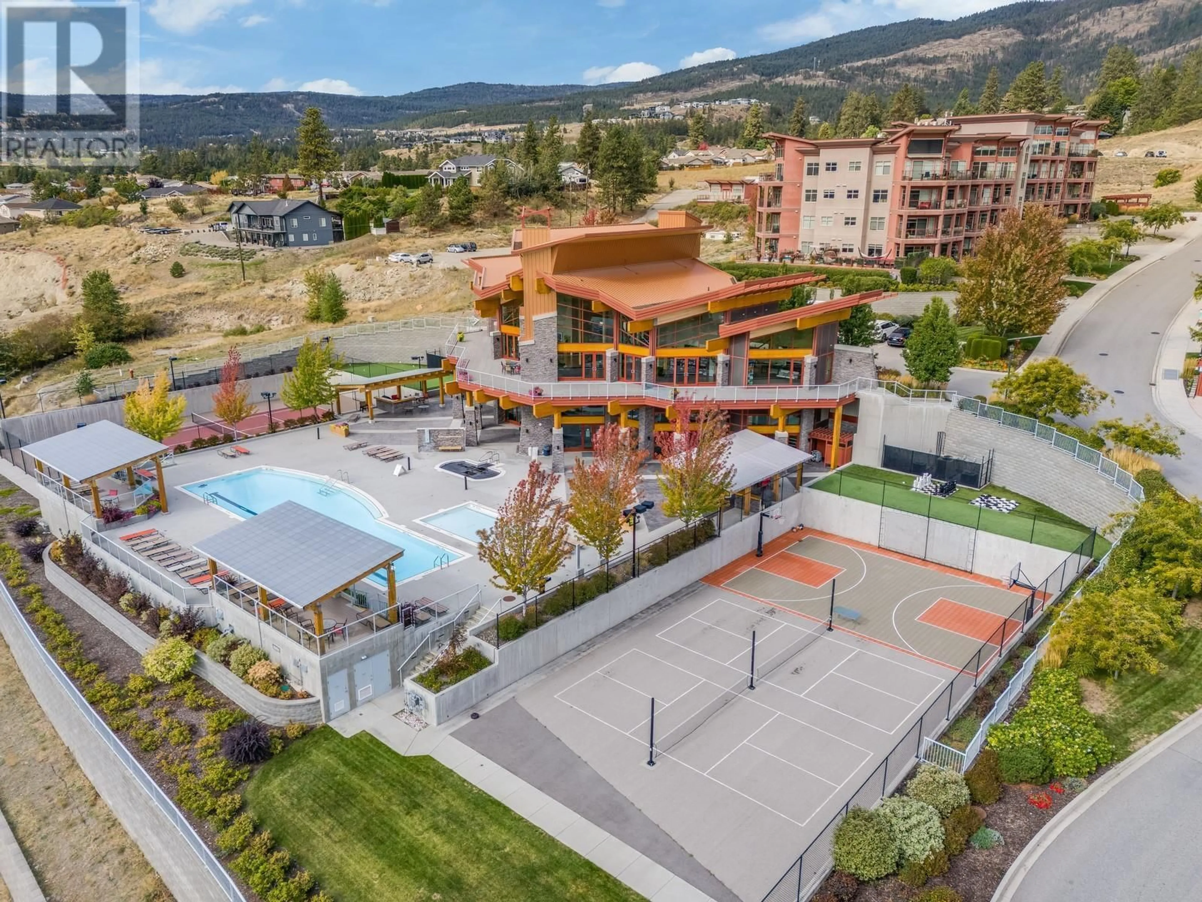 A pic from outside/outdoor area/front of a property/back of a property/a pic from drone, mountain view for 310 - 3229 SKYVIEW LANE, West Kelowna British Columbia V4T3J3