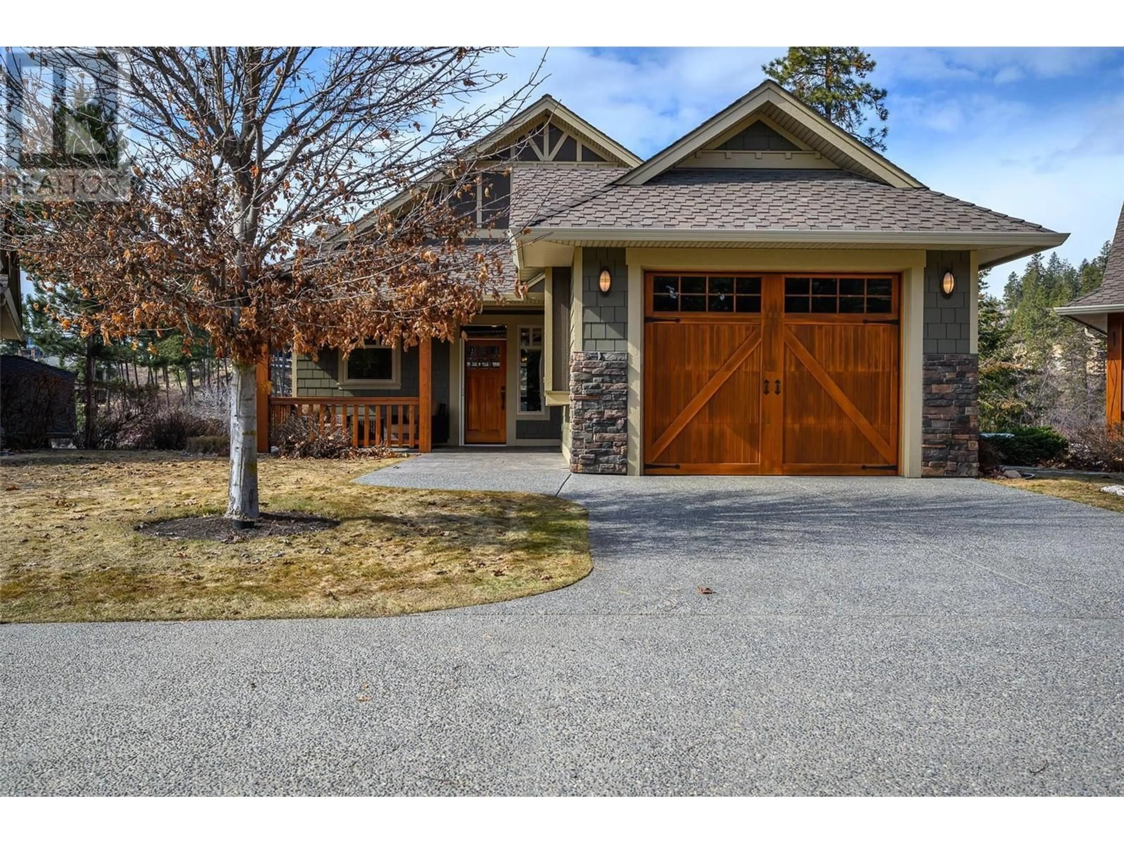 Home with brick exterior material, street for 4 - 27 BIRDIE LAKE DRIVE, Vernon British Columbia V1H2J4