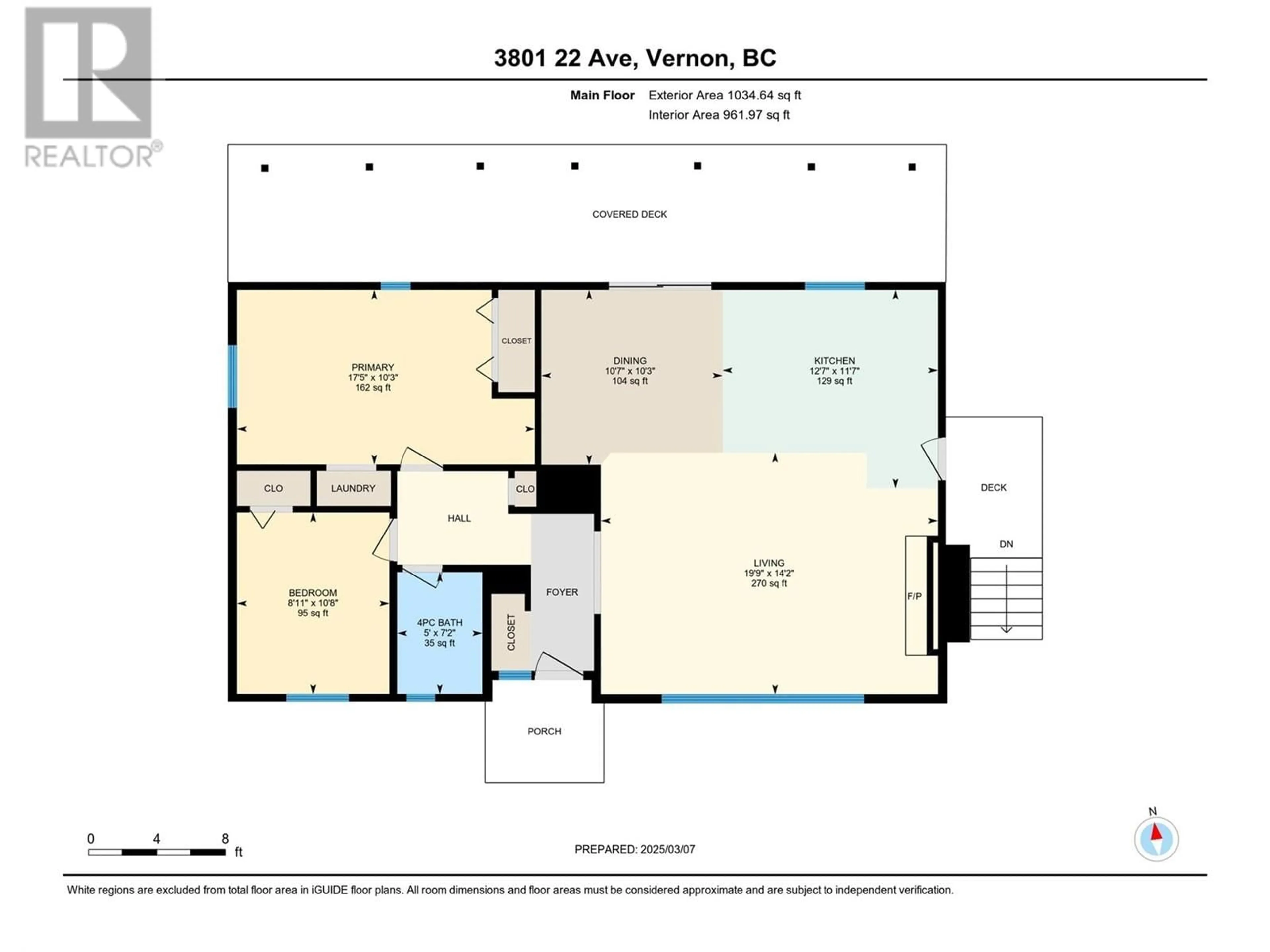 Floor plan for 3801 22 Avenue, Vernon British Columbia V1T1H7