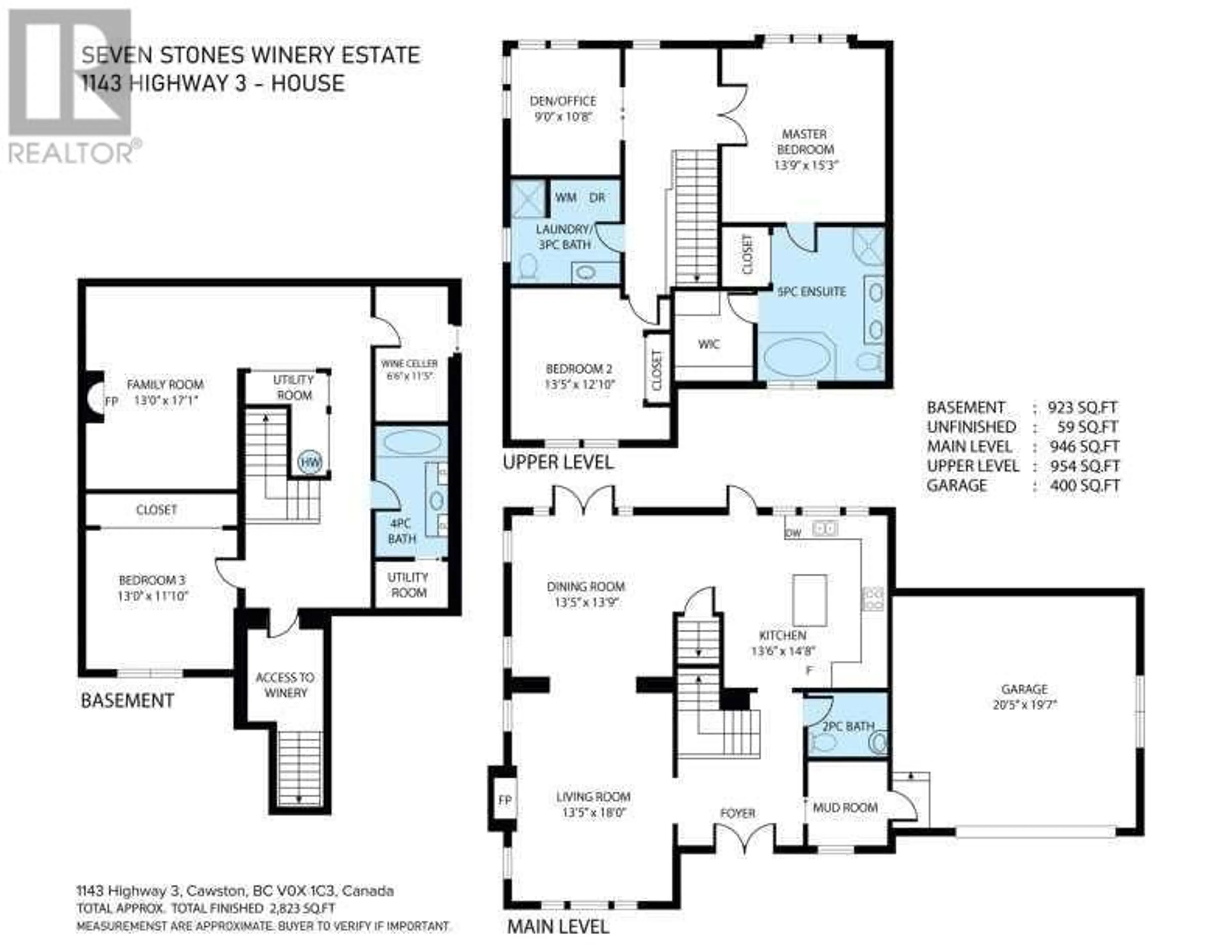 Floor plan for 1143 HWY 3 OTHER, Cawston British Columbia V0X1C3