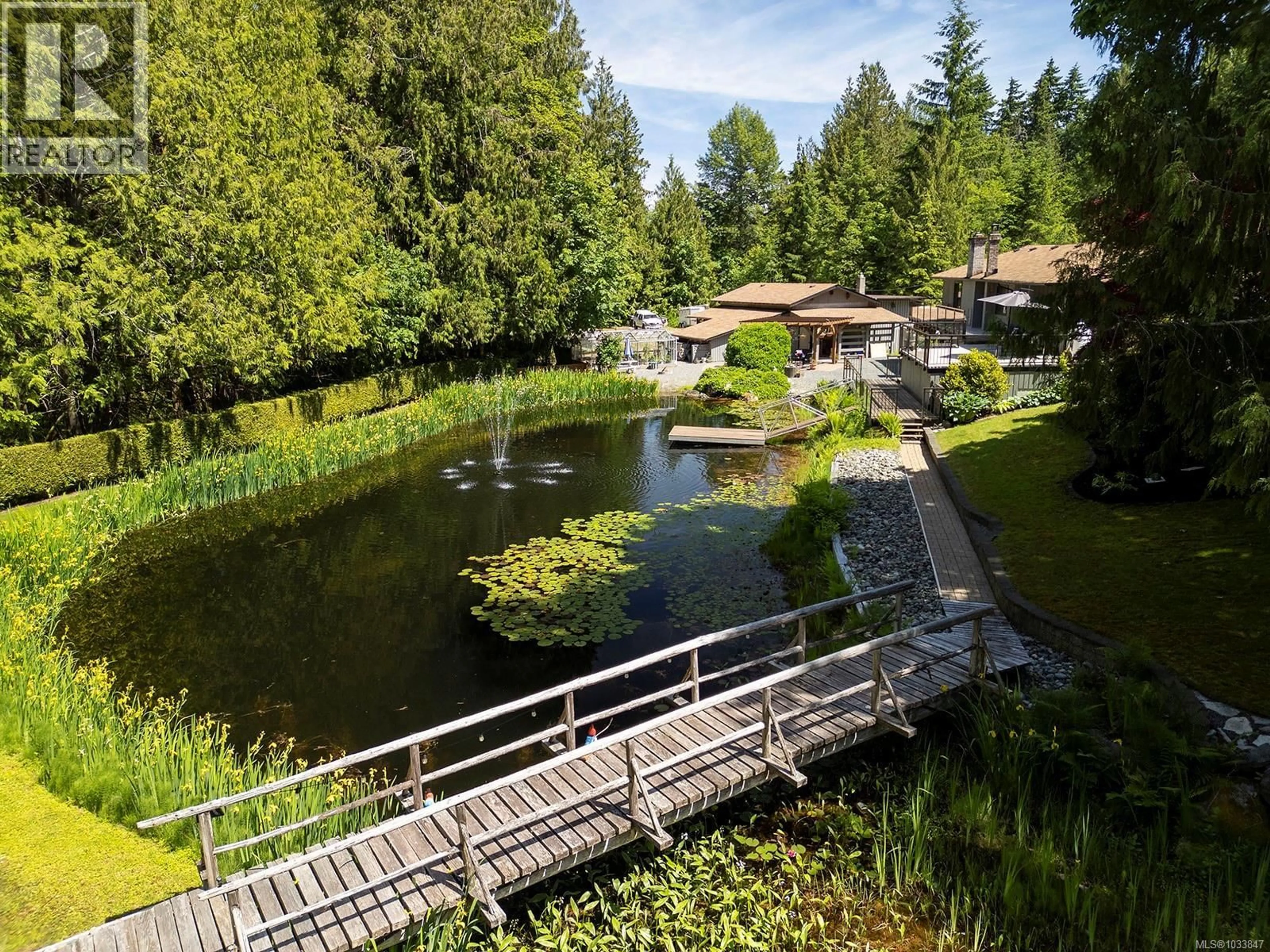 A pic from outside/outdoor area/front of a property/back of a property/a pic from drone, water/lake/river/ocean view for 970 MCLEAN ROAD, Coombs British Columbia V9K1Y3