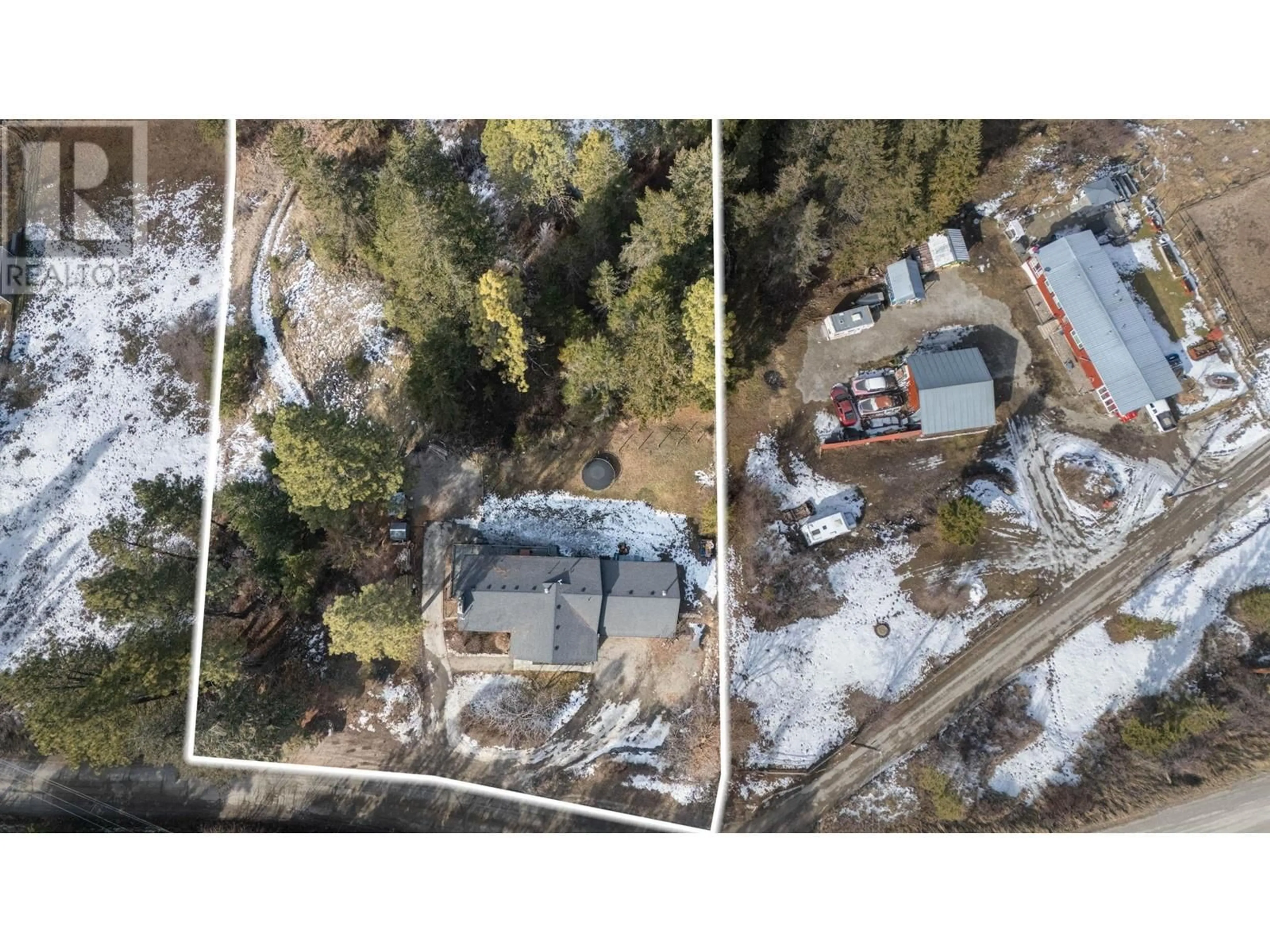A pic from outside/outdoor area/front of a property/back of a property/a pic from drone, building for 448 DARCY MOUNTAIN ROAD, Princeton British Columbia V0X1W0