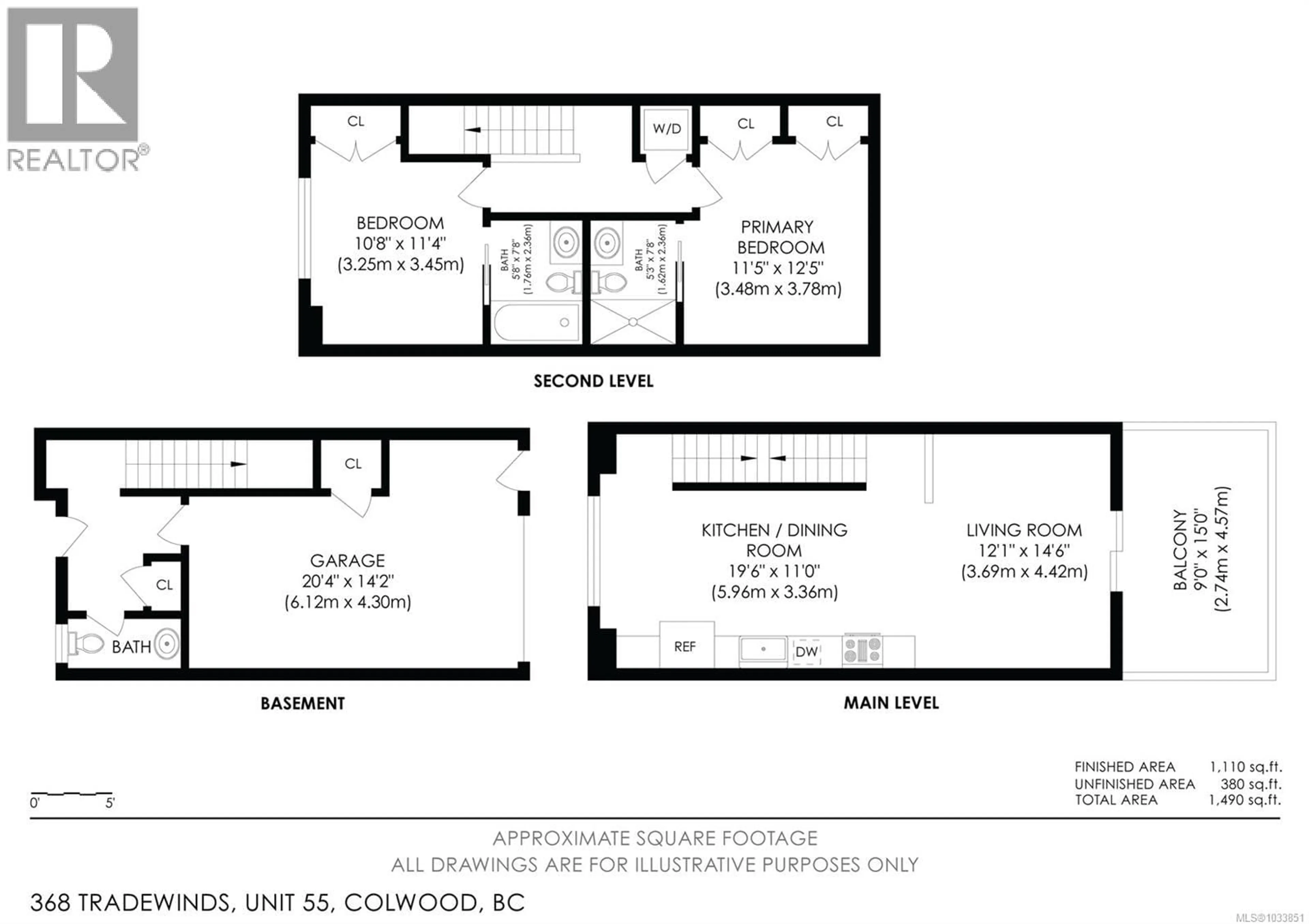 Floor plan for 55 - 368 TRADEWINDS AVENUE, Colwood British Columbia V9C0R9