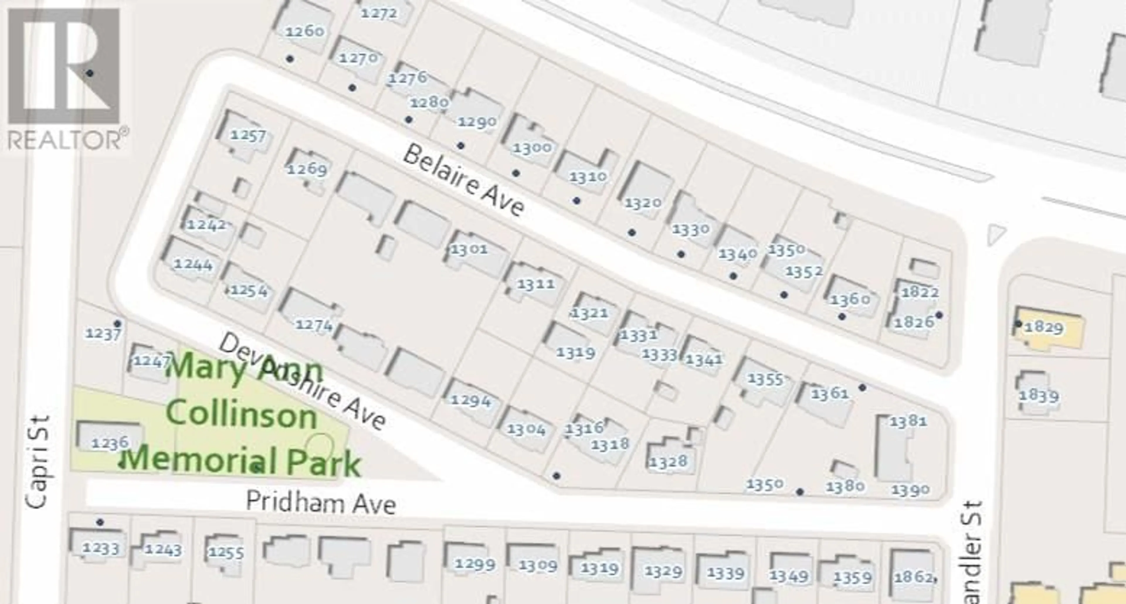 Parking for 1333 BELAIRE AVENUE, Kelowna British Columbia V1Y6B8