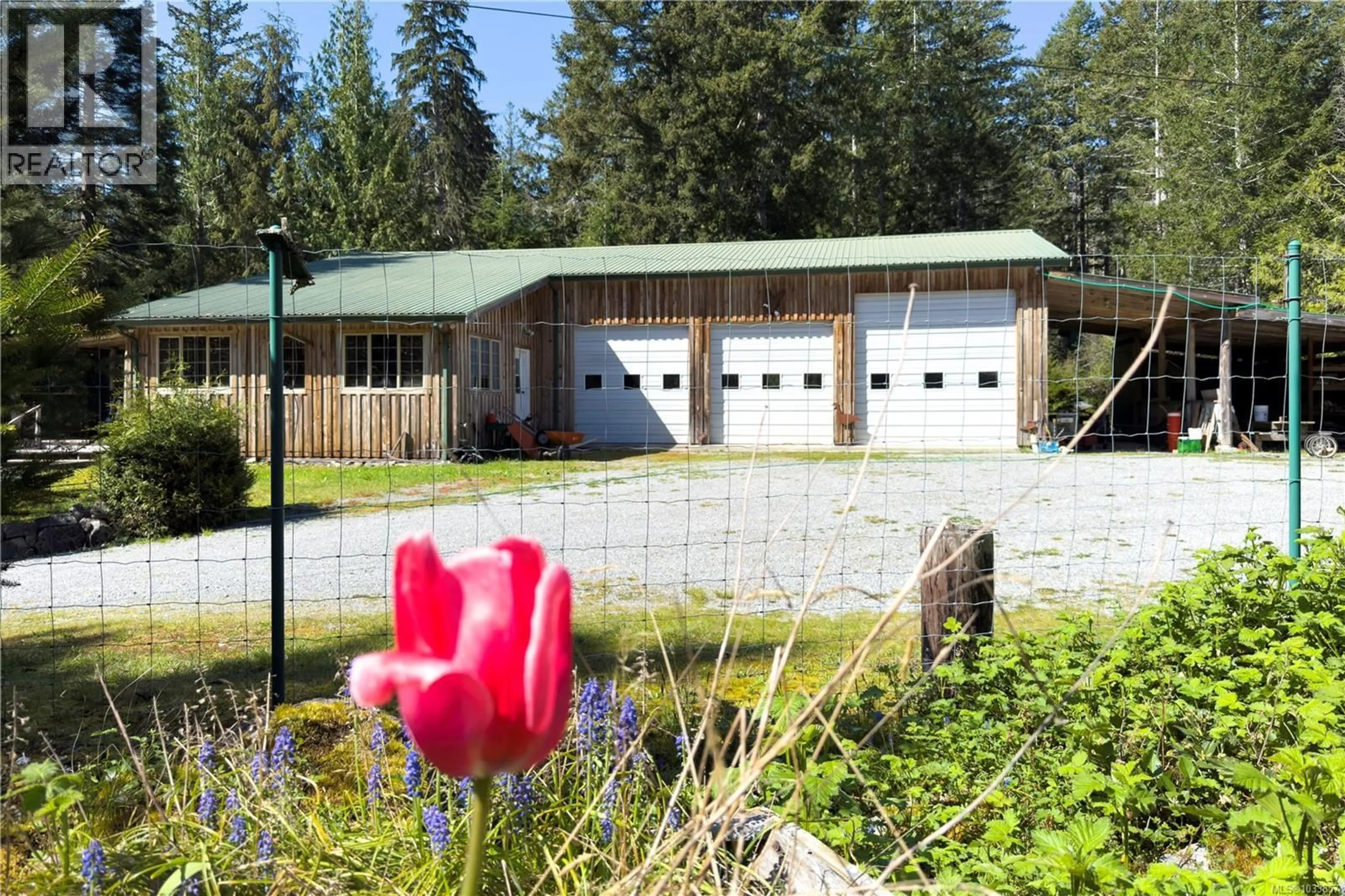 Indoor garage for 1410 RED GRANITE ROAD, Cortes Island British Columbia V0P1K0
