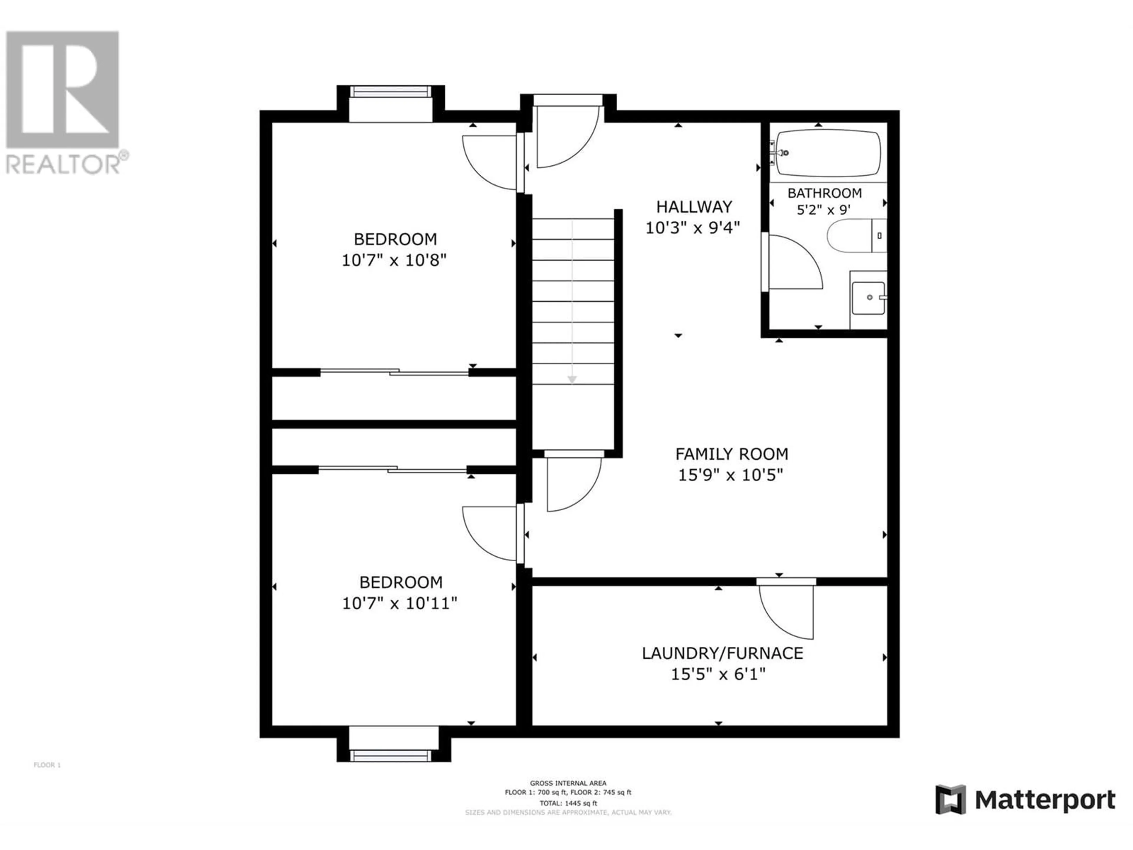 Floor plan for 2680 75th Avenue Unit# A, Grand Forks British Columbia V0H1H2