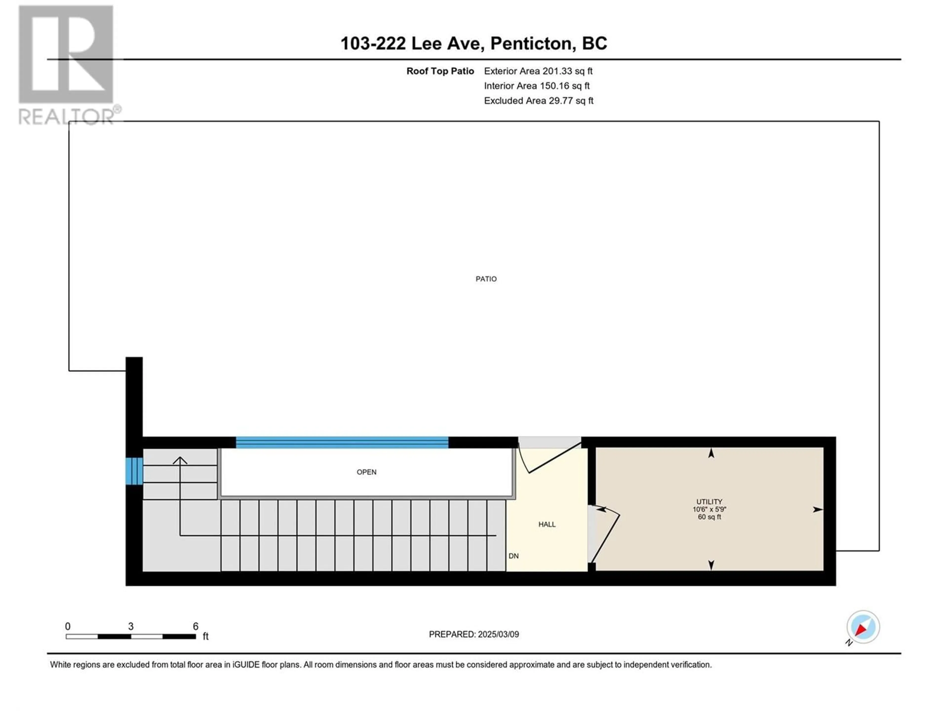 Floor plan for 222 Lee Avenue Unit# 103, Penticton British Columbia V2A0G2