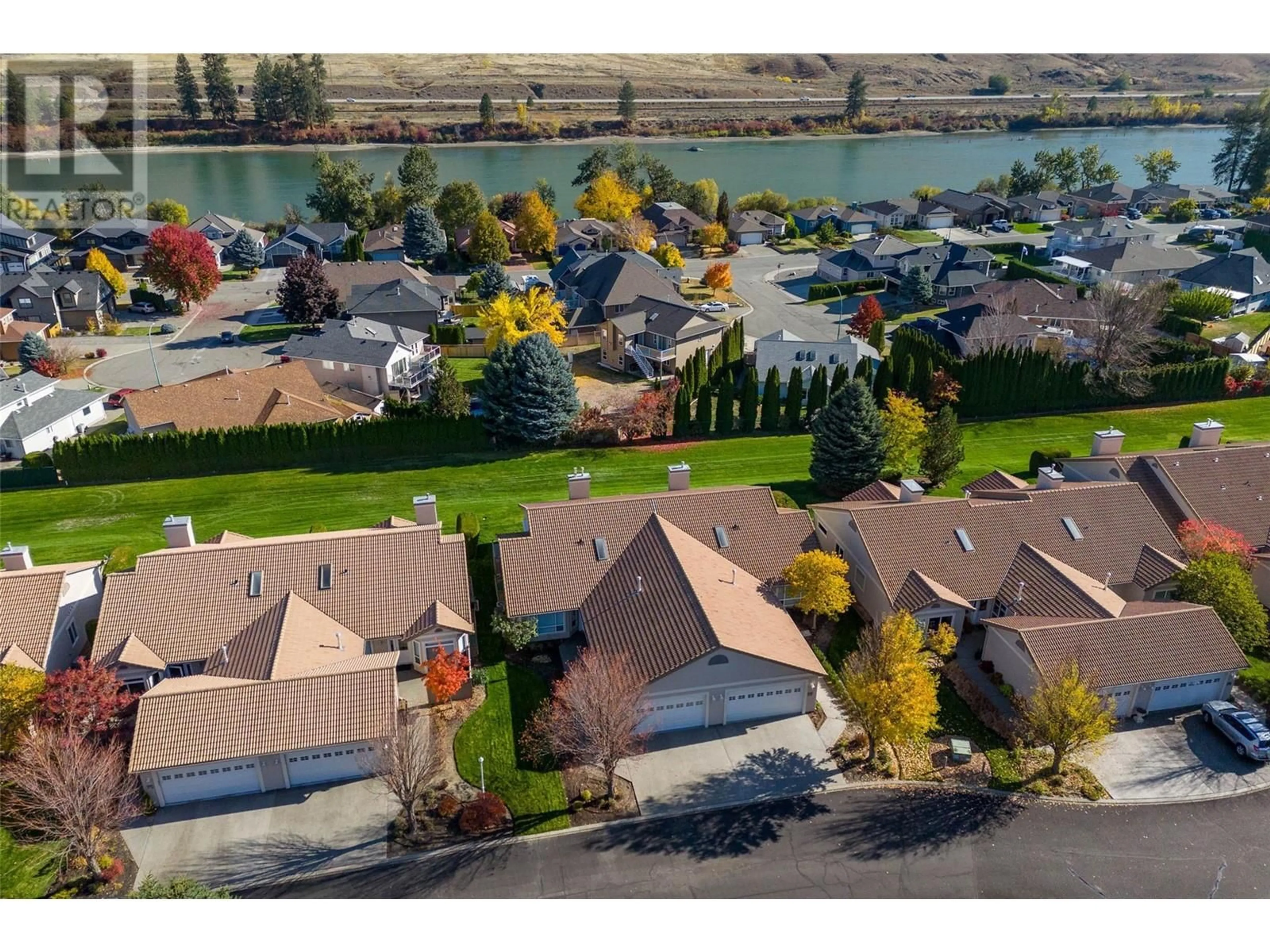 A pic from outside/outdoor area/front of a property/back of a property/a pic from drone, water/lake/river/ocean view for 650 HARRINGTON Road Unit# 76, Kamloops British Columbia V2B6T7