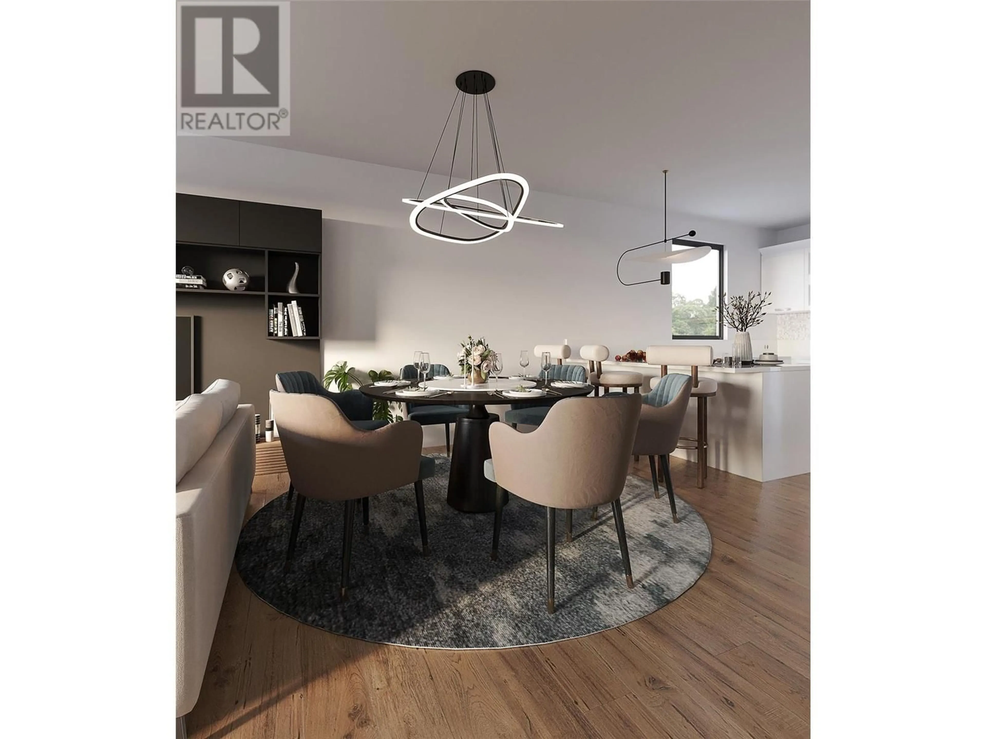 Dining room, wood/laminate floor for 2166 ABERDEEN STREET, Kelowna British Columbia V1Y2T4
