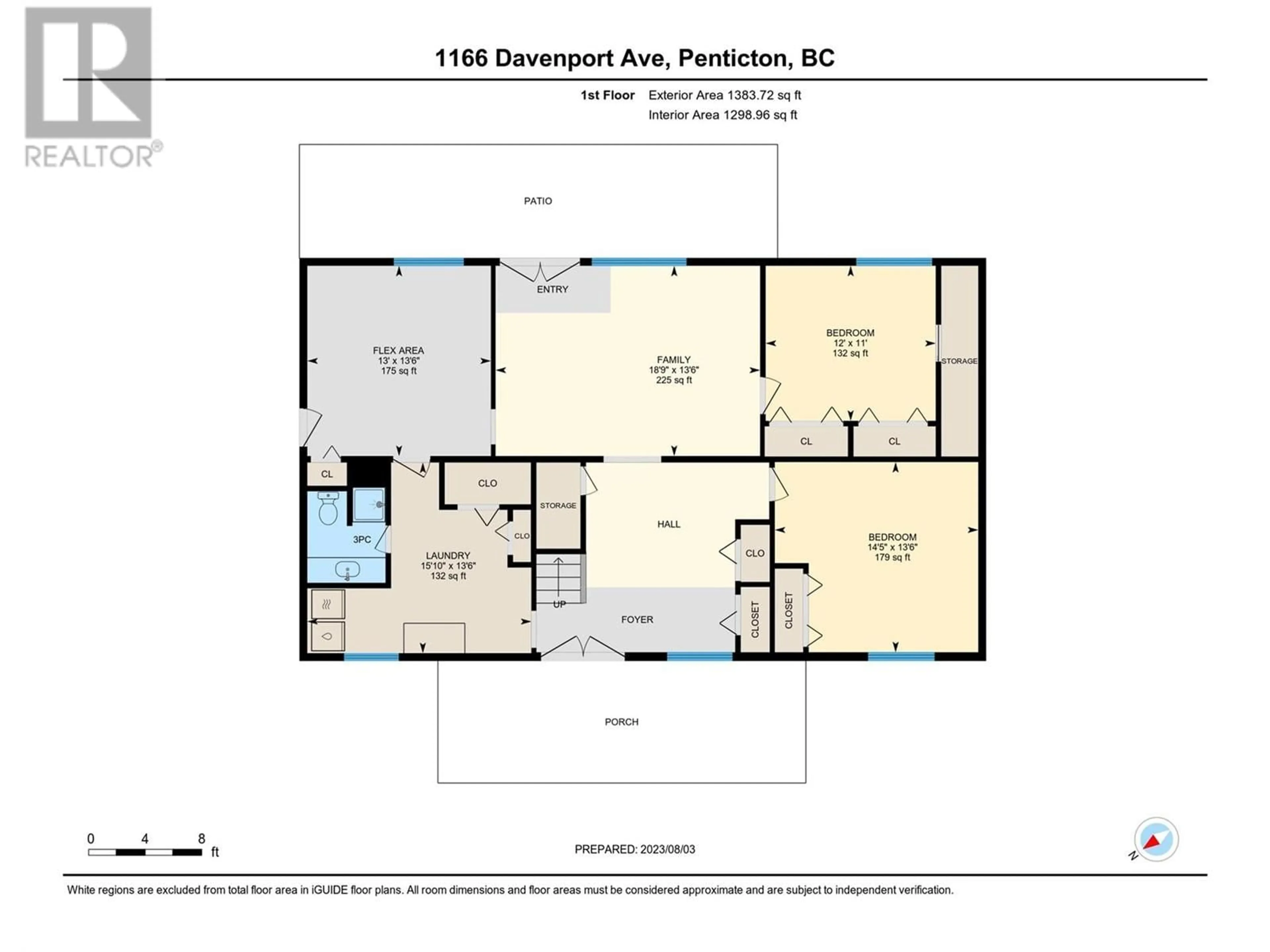 Floor plan for 1166 DAVENPORT AVENUE, Penticton British Columbia V2A8V1