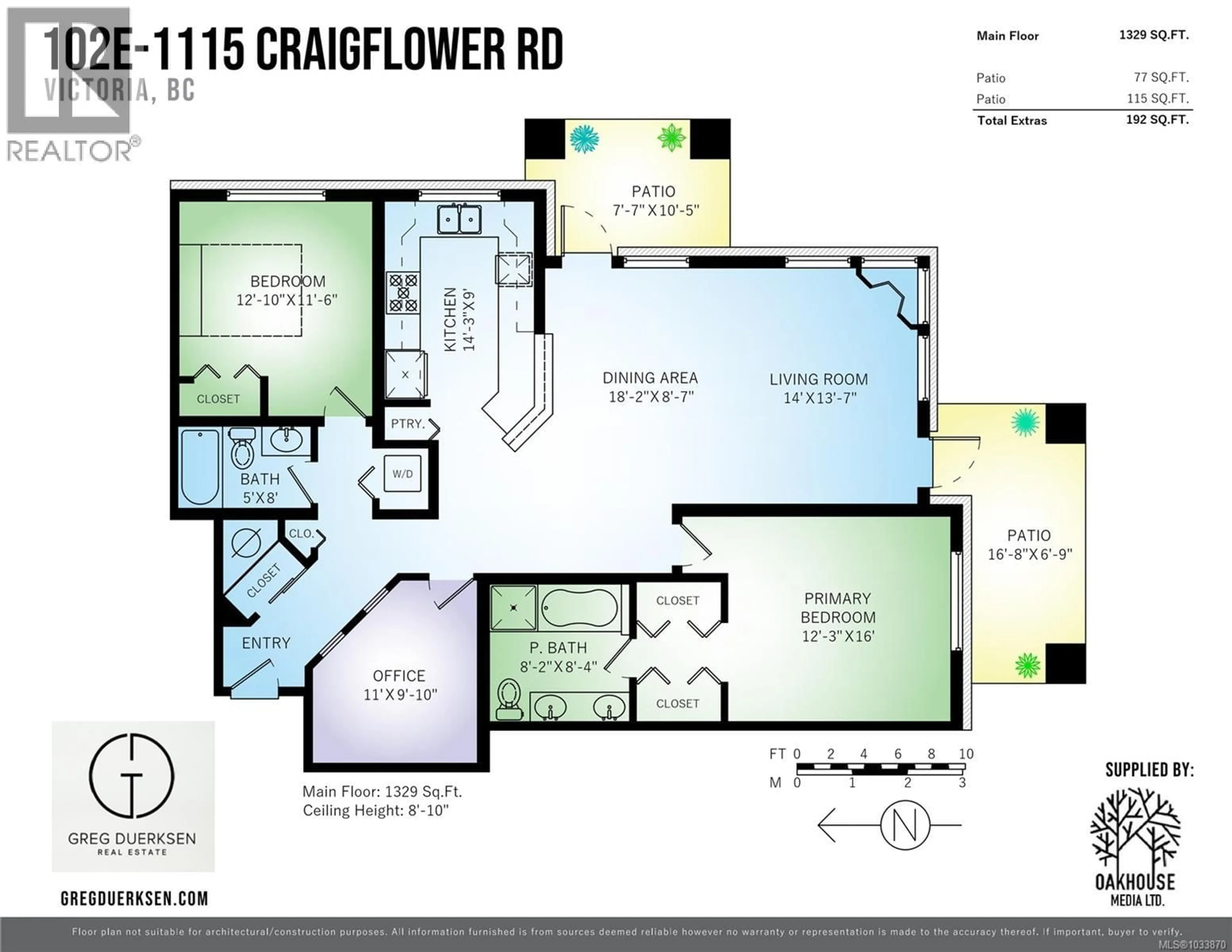 Floor plan for 102E - 1115 CRAIGFLOWER ROAD, Esquimalt British Columbia V9A7R1