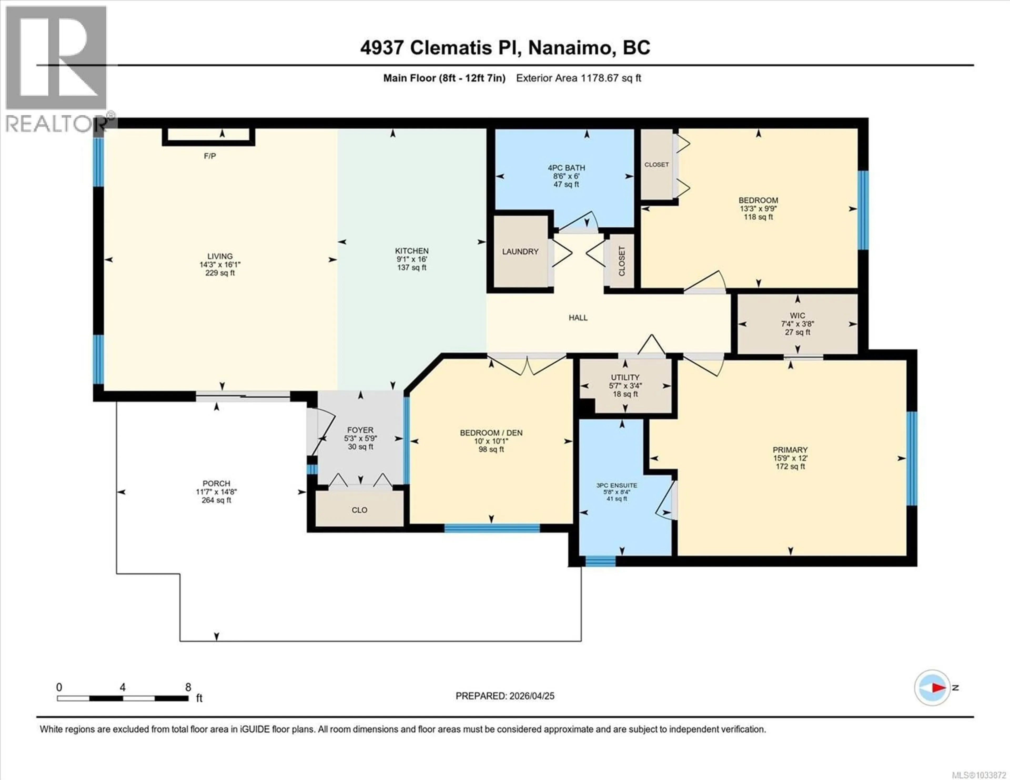 Floor plan for 4937 CLEMATIS PLACE, Nanaimo British Columbia V9T1T4