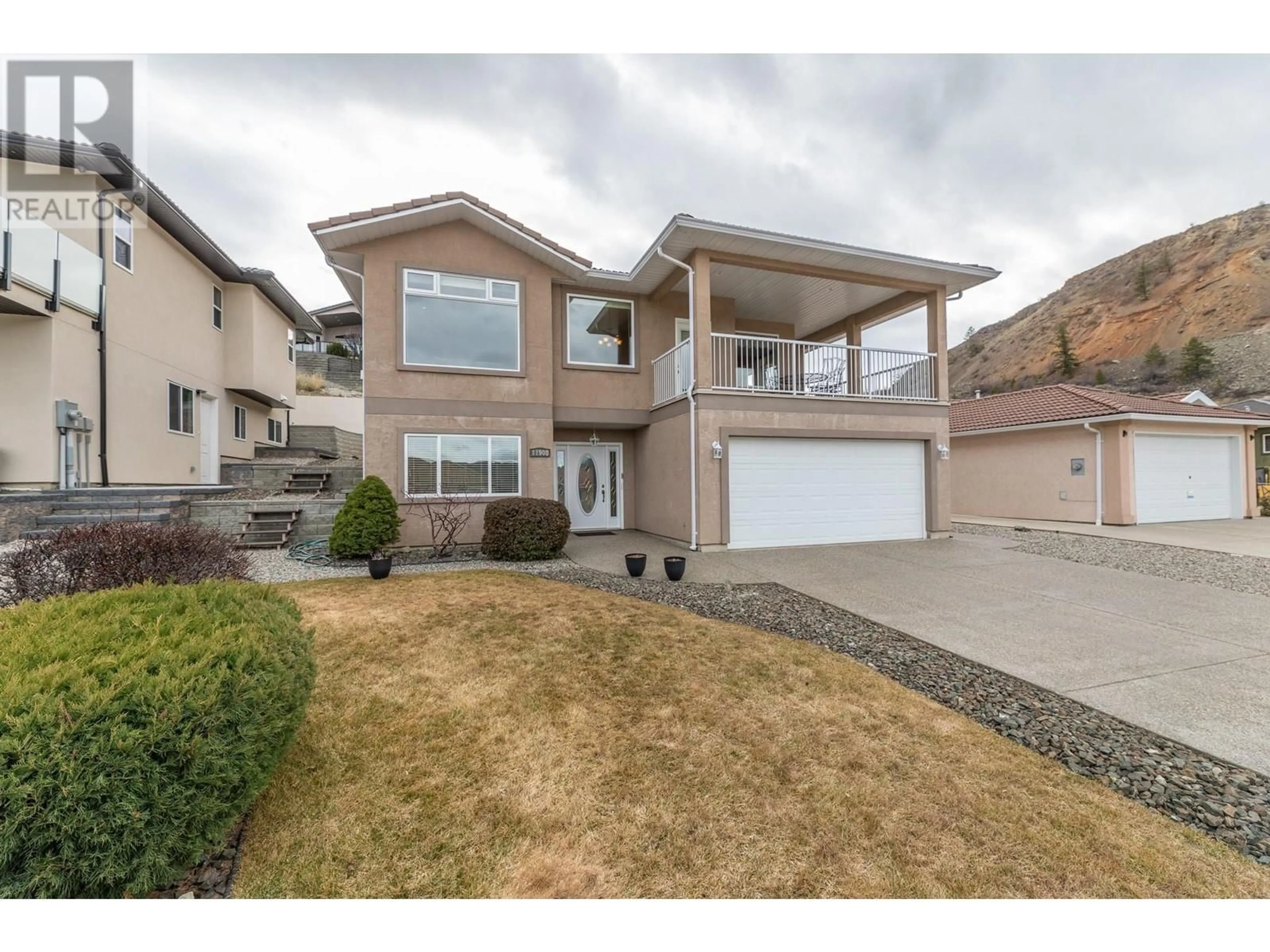 Home with vinyl exterior material, street for 11908 LA COSTA LANE, Osoyoos British Columbia V0H1V4
