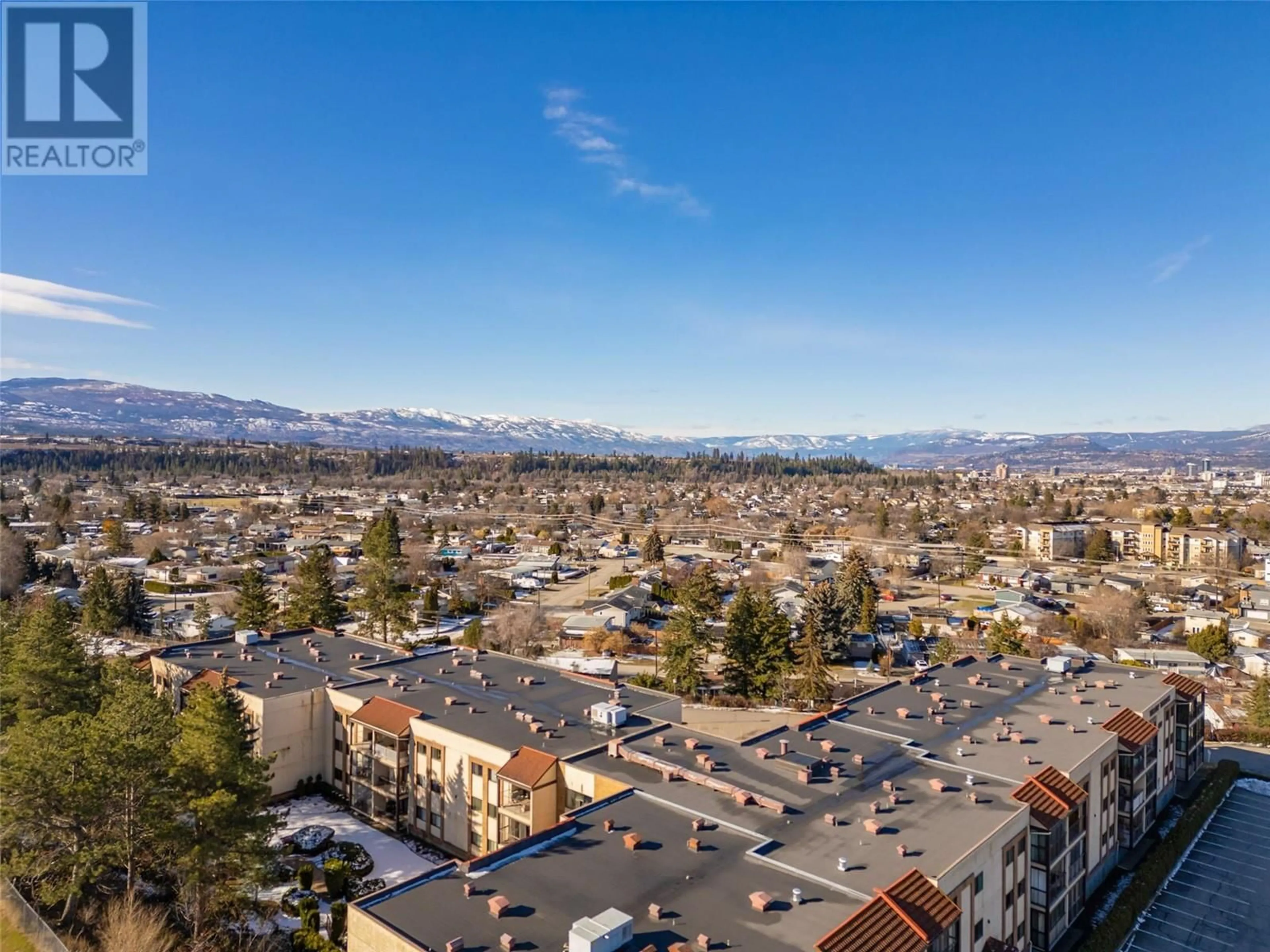 A pic from outside/outdoor area/front of a property/back of a property/a pic from drone, mountain view for 221 - 489 HIGHWAY 33 W OTHER, Kelowna British Columbia V1X1Y2