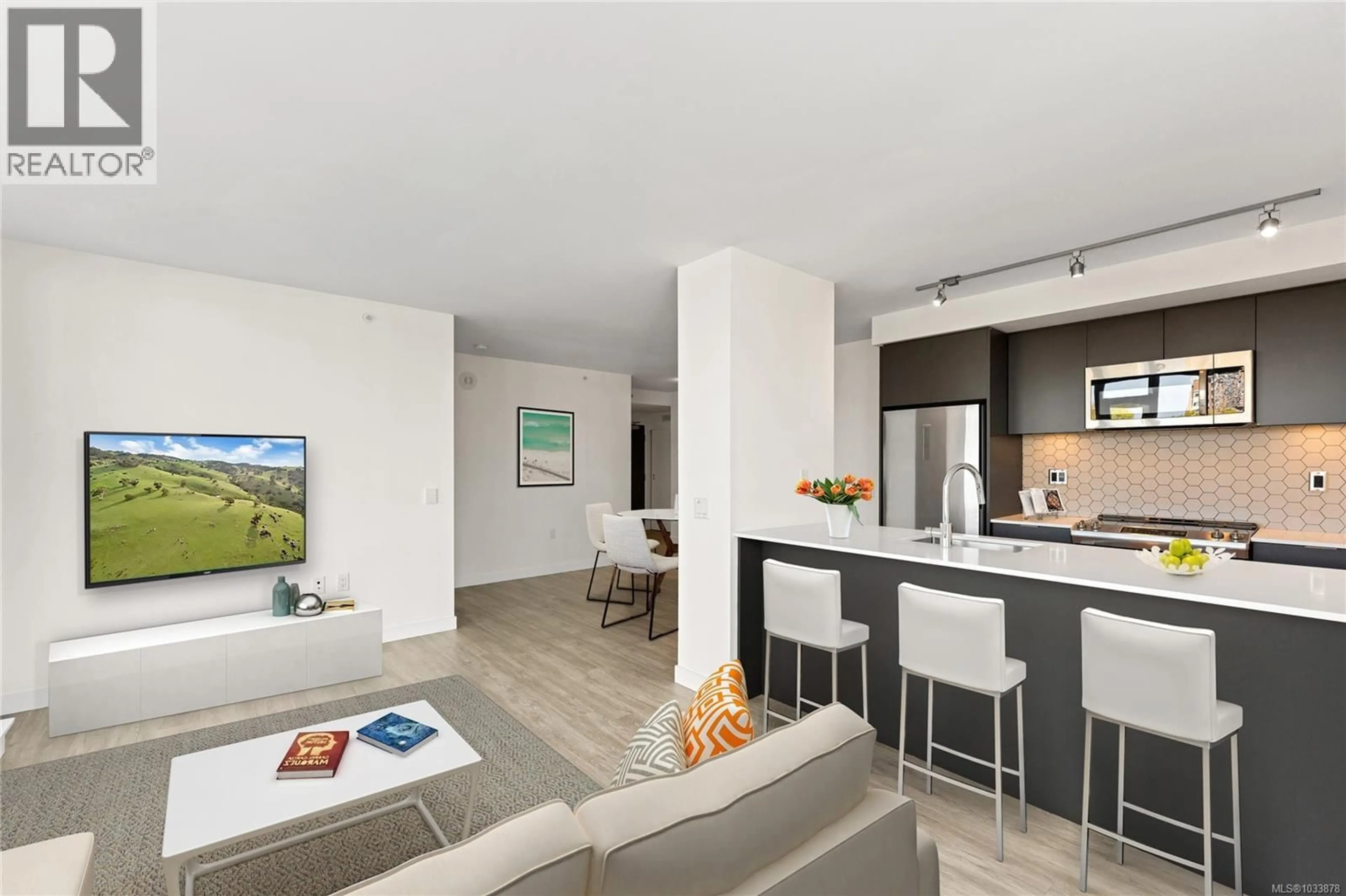 Open concept kitchen, unknown for 608 - 845 JOHNSON STREET, Victoria British Columbia V8W0G3