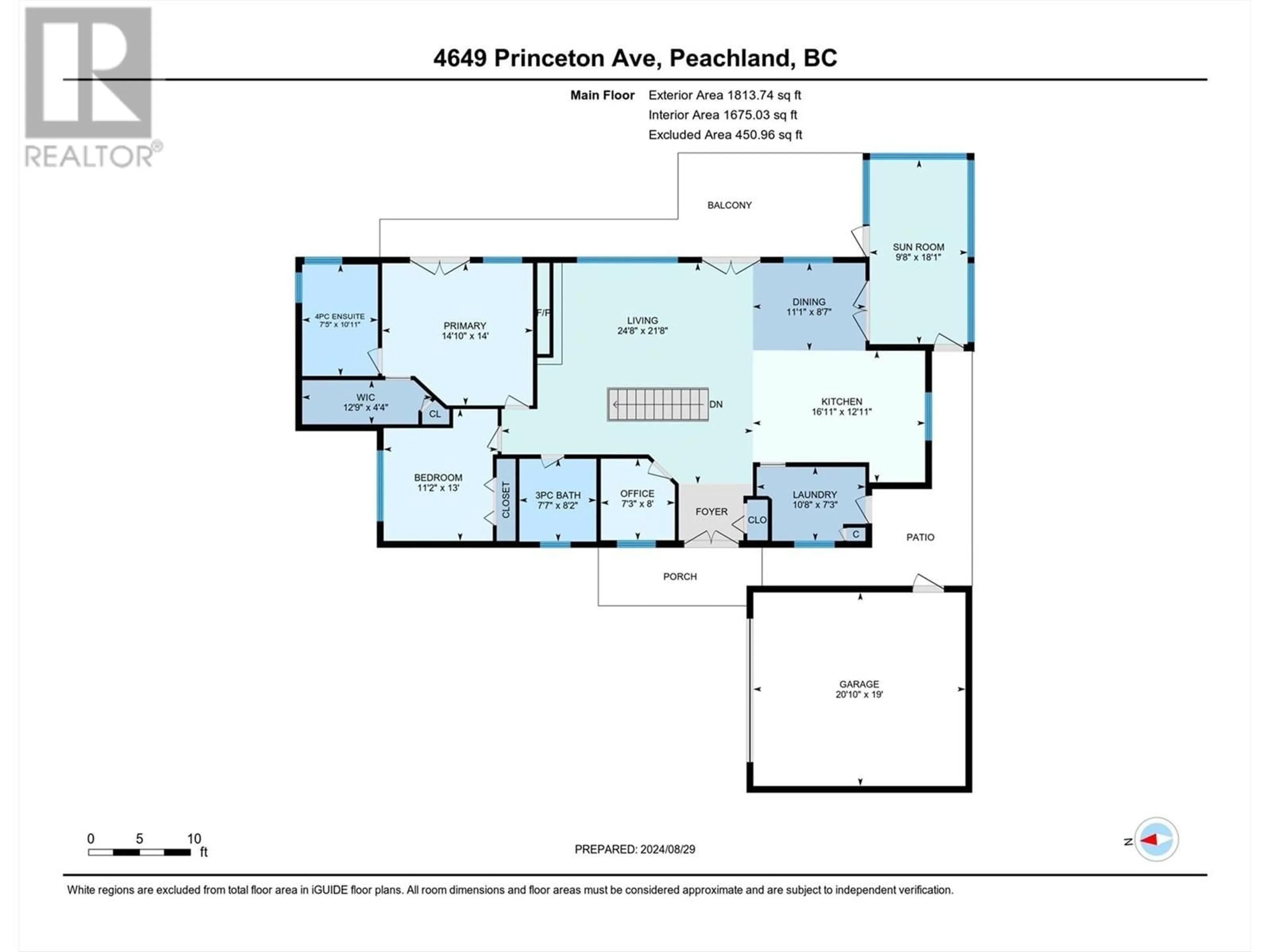 Floor plan for 4649 Princeton Avenue, Peachland British Columbia V0H1X7