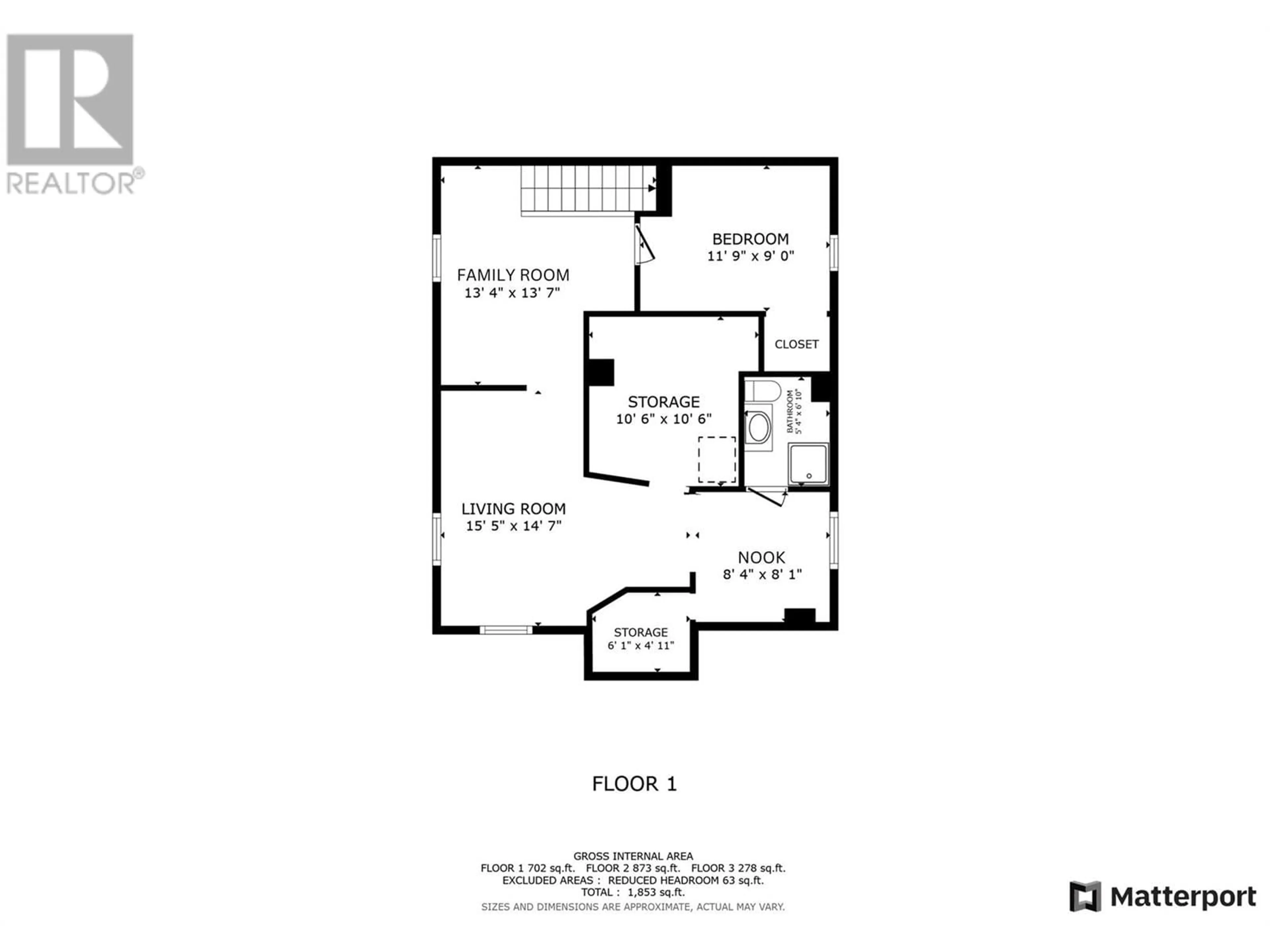 Floor plan for 3603 23 STREET, Vernon British Columbia V1T4K2