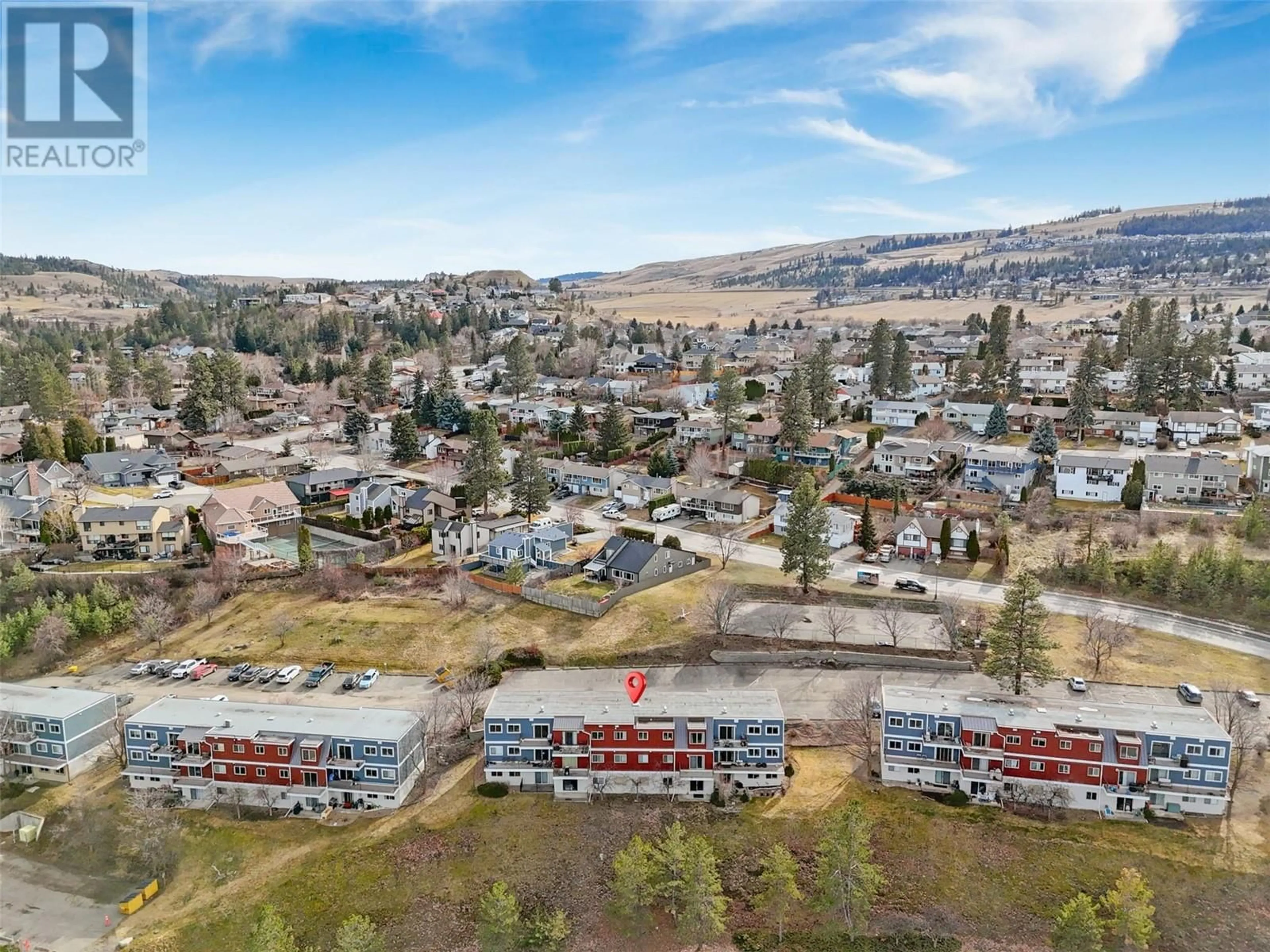 A pic from outside/outdoor area/front of a property/back of a property/a pic from drone, mountain view for 44 - 1810 SUMMIT DRIVE, Kamloops British Columbia V2E2C7