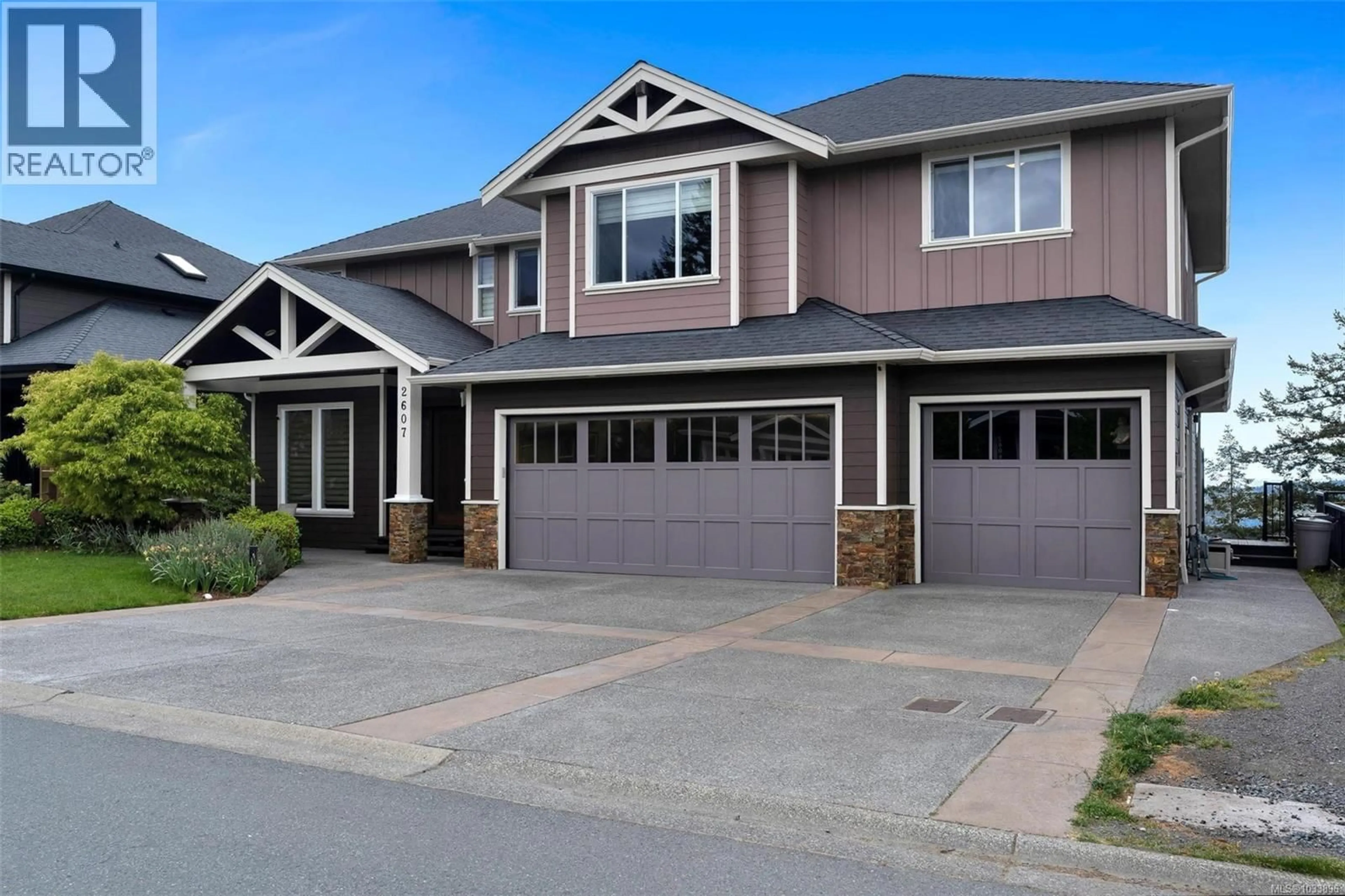 Home with vinyl exterior material, street for 2607 RUBY COURT, Langford British Columbia V9B0A9