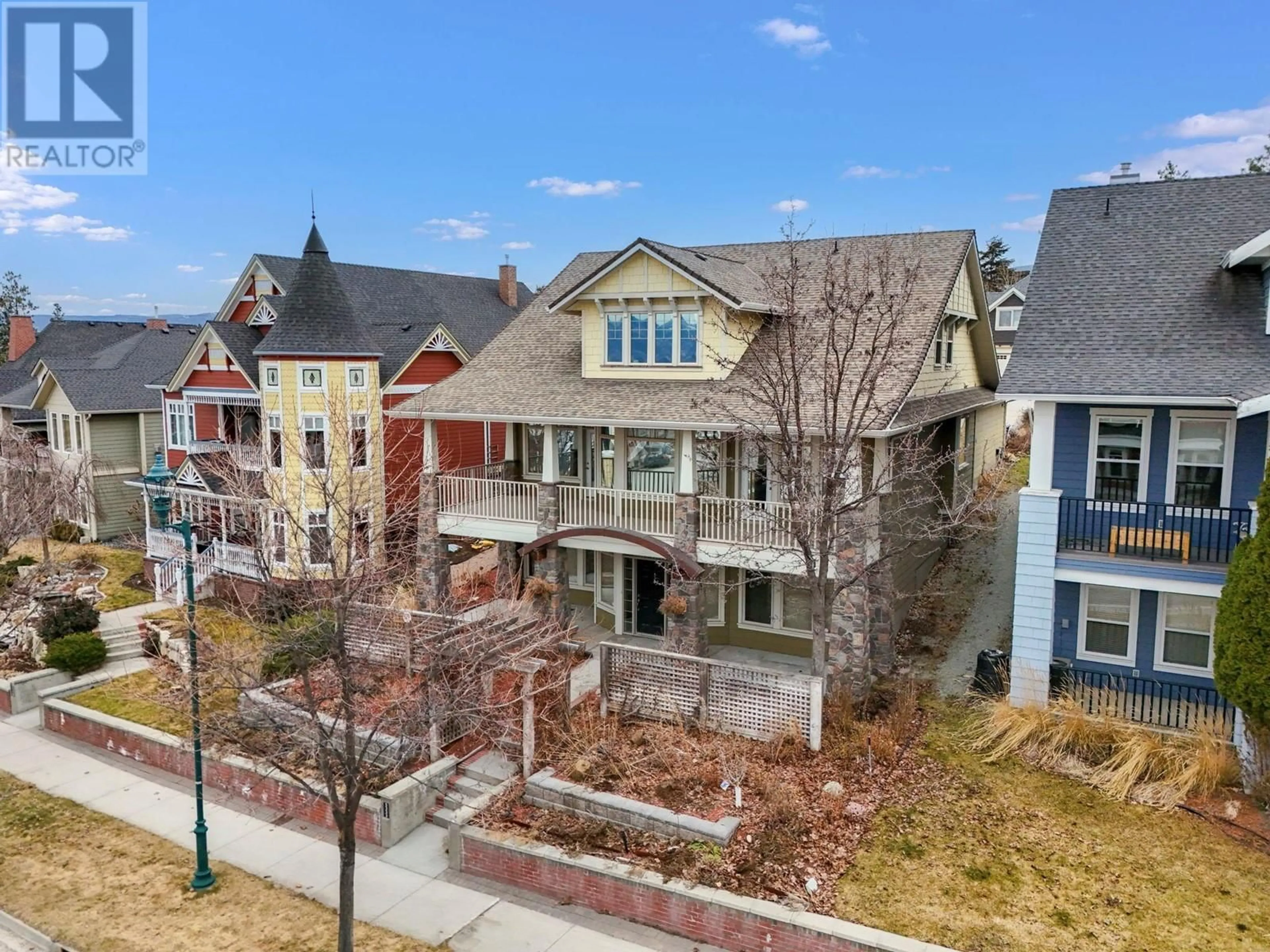 A pic from outside/outdoor area/front of a property/back of a property/a pic from drone, city buildings view from balcony for 5333 CHUTE LAKE ROAD, Kelowna British Columbia V1W4L5