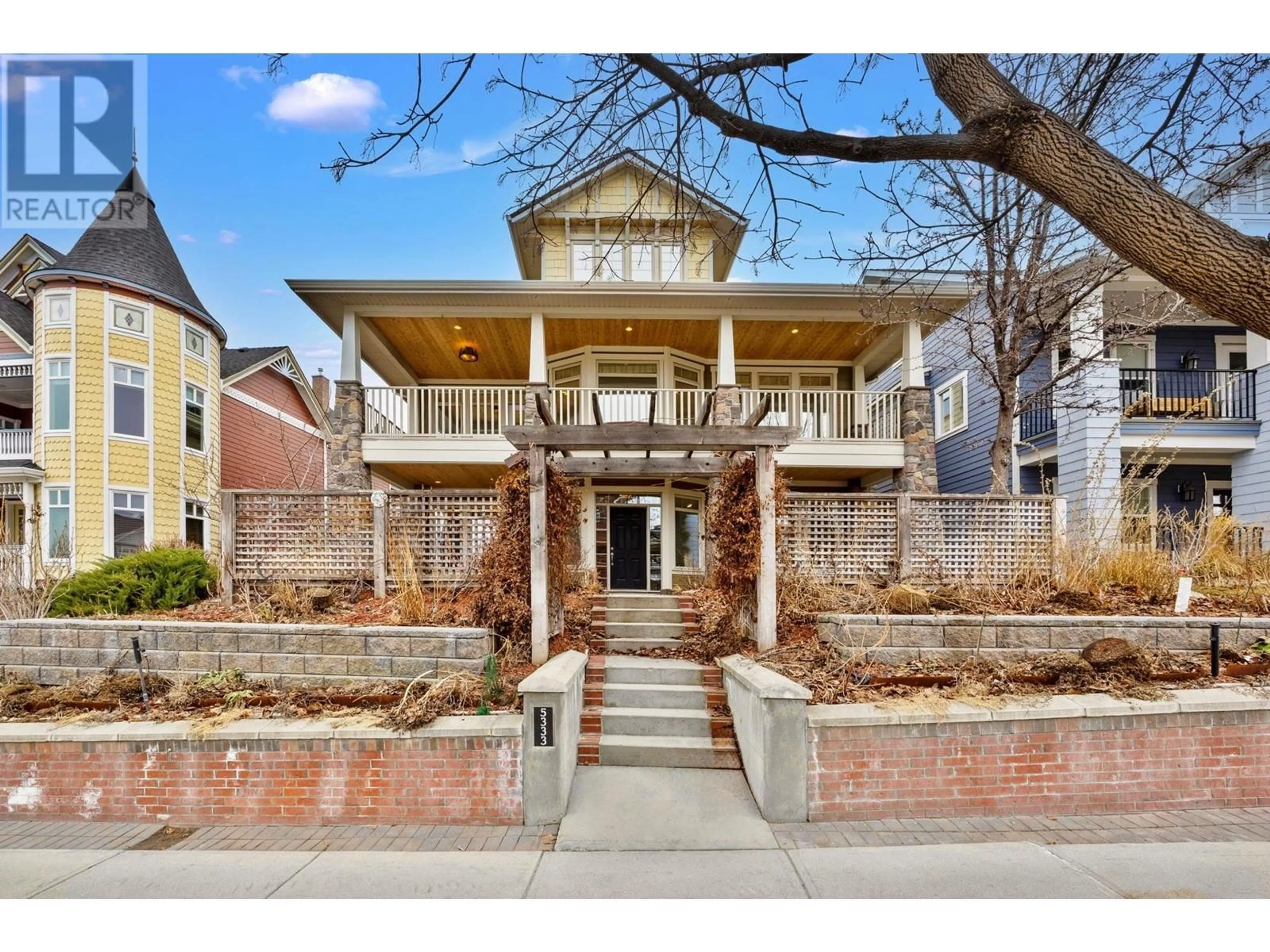 Home with brick exterior material, street for 5333 CHUTE LAKE ROAD, Kelowna British Columbia V1W4L5