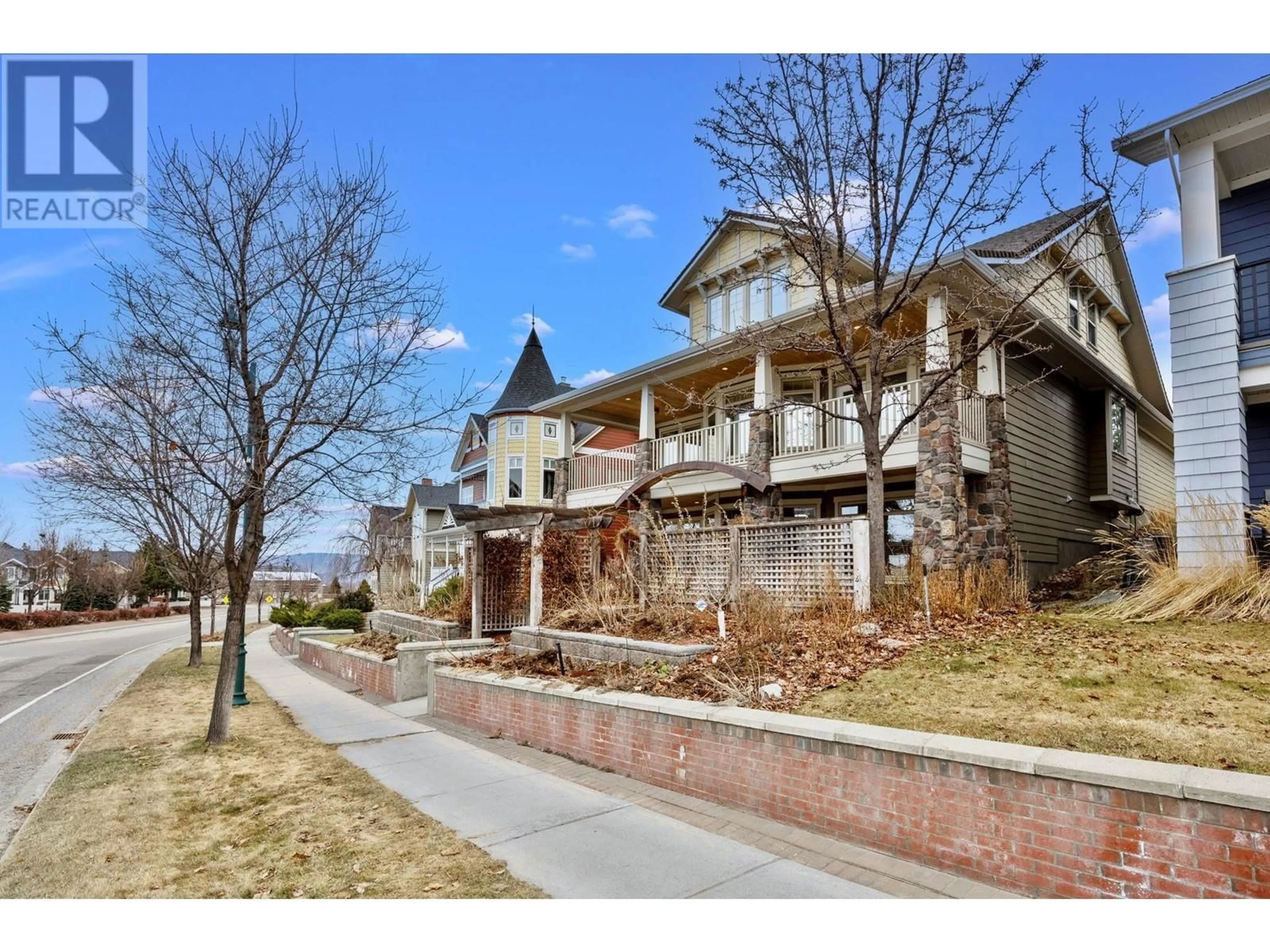 Home with brick exterior material, street for 5333 CHUTE LAKE ROAD, Kelowna British Columbia V1W4L5