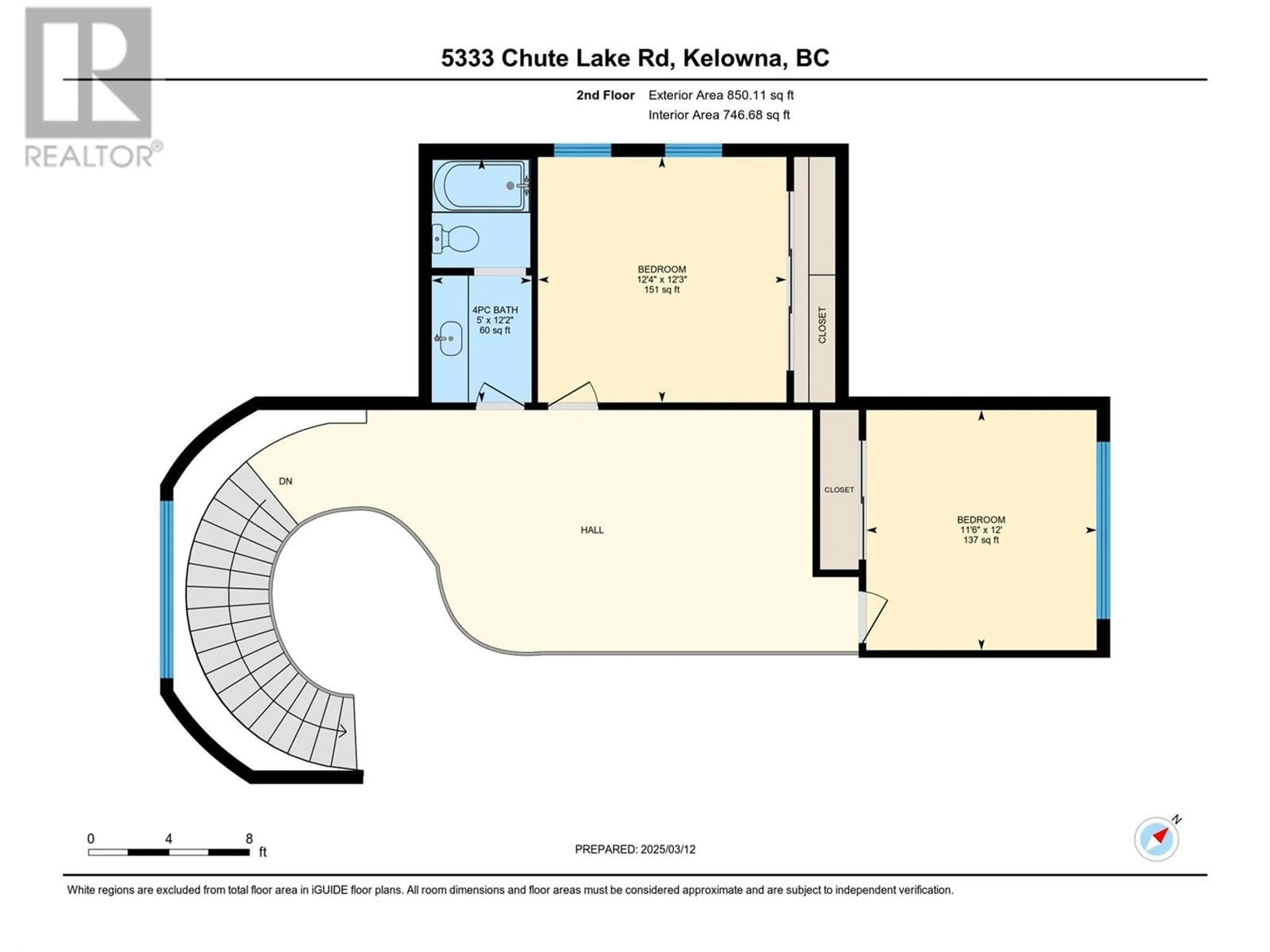 Floor plan for 5333 Chute Lake Road, Kelowna British Columbia V1W4L5