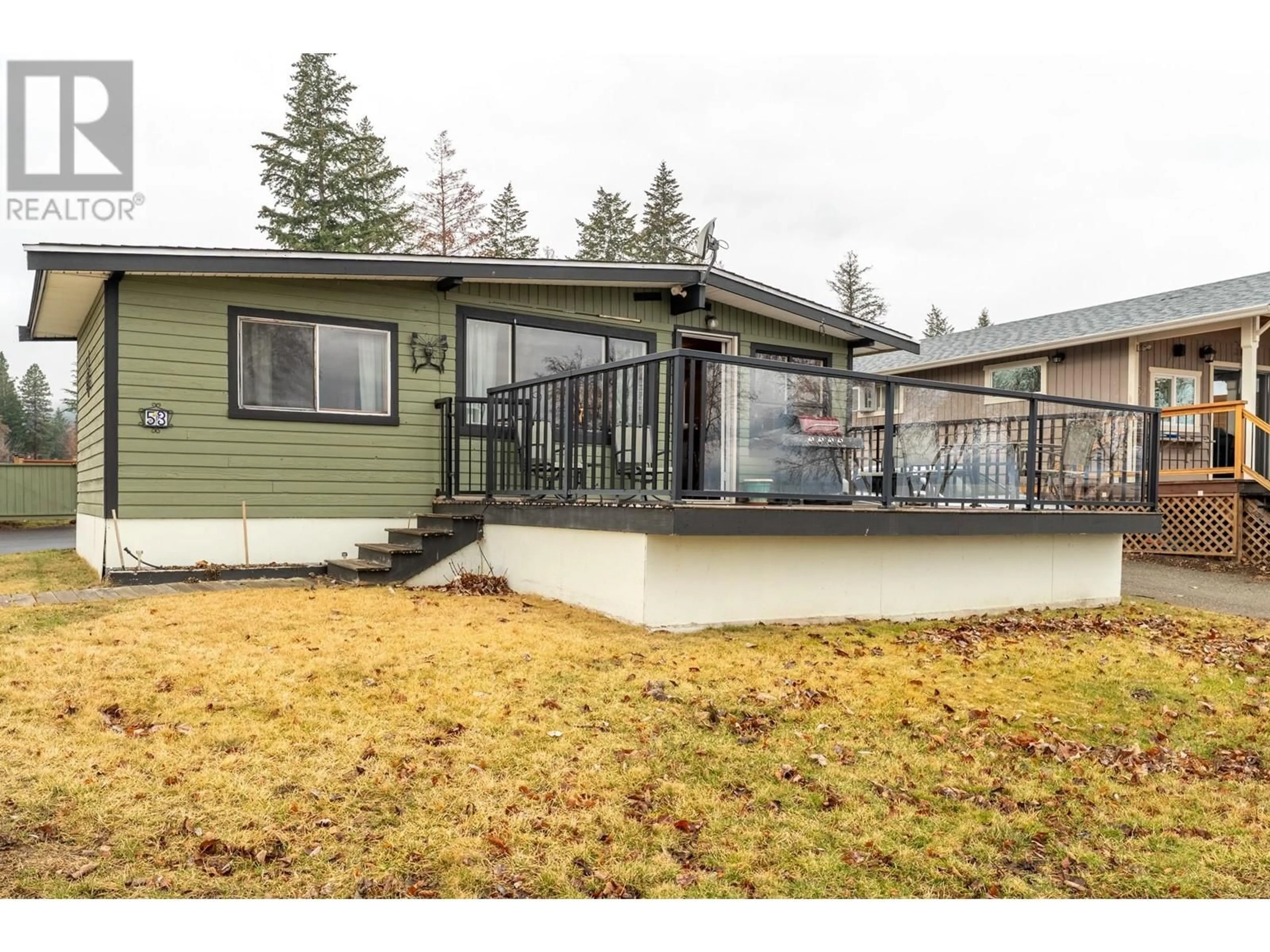 Home with vinyl exterior material, unknown for 53 LAKESHORE DRIVE, Vernon British Columbia V1H2A1