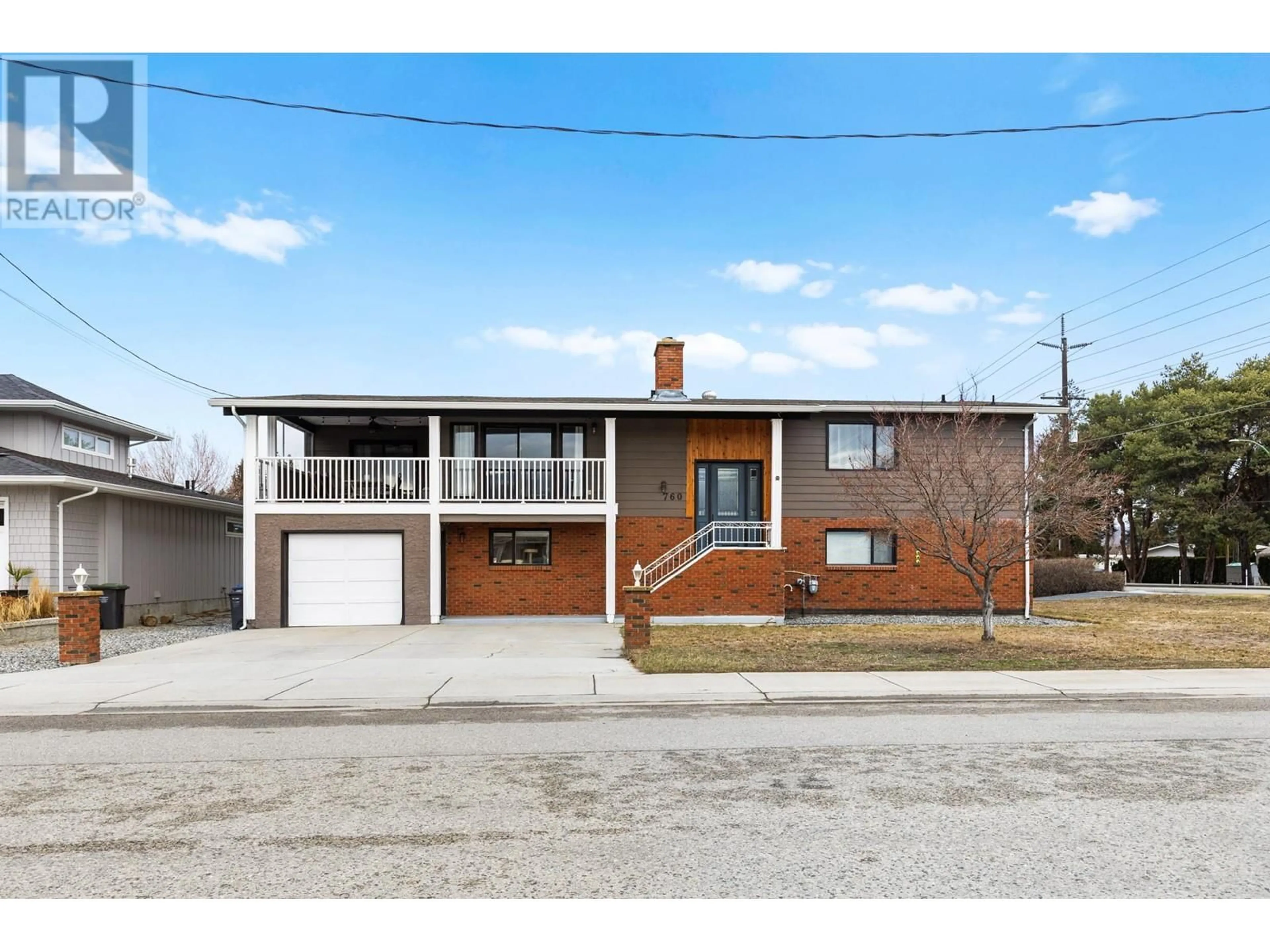 Home with brick exterior material, street for 760 BECHARD ROAD, Kelowna British Columbia V1W3E3